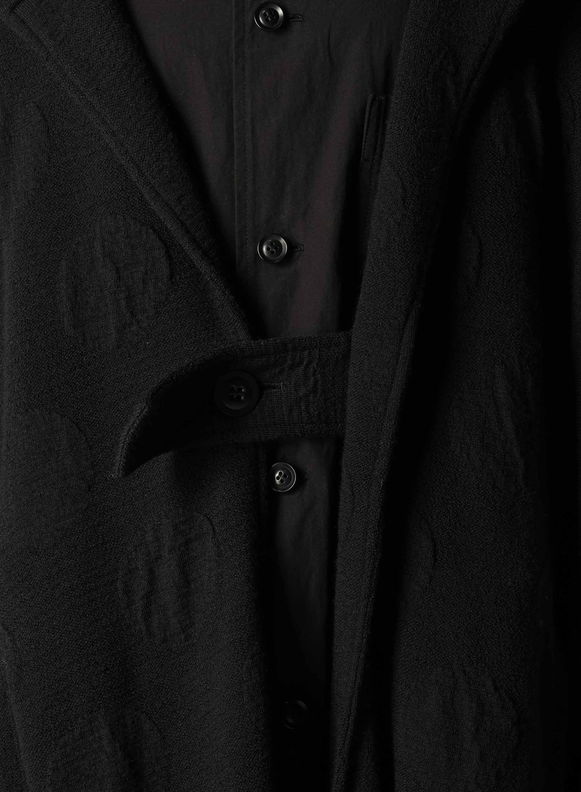 【9/20 12:00 Release】DOTS JACQUARD SINGLE BUTTON SQUARE COAT