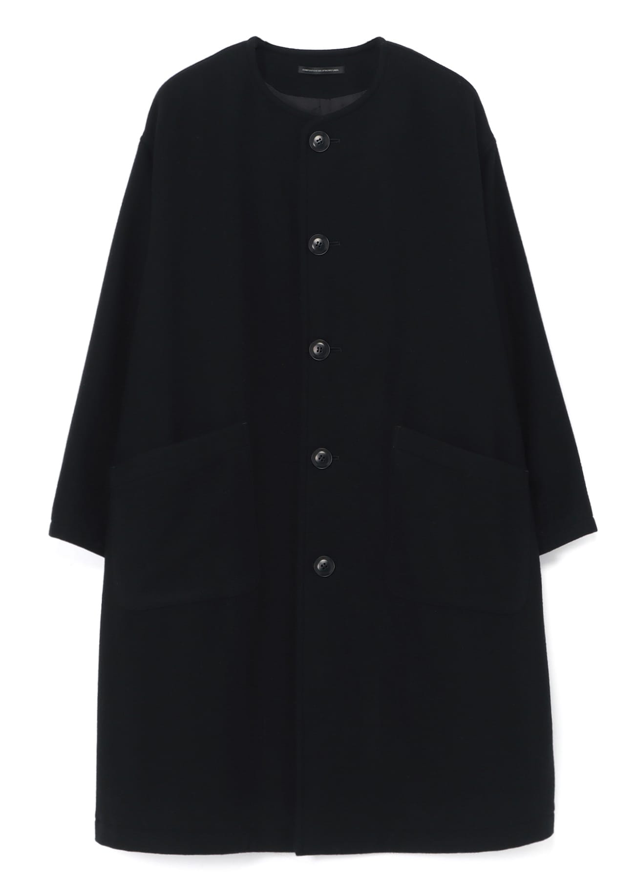 AIRY MOSSER COLLARLESS COAT