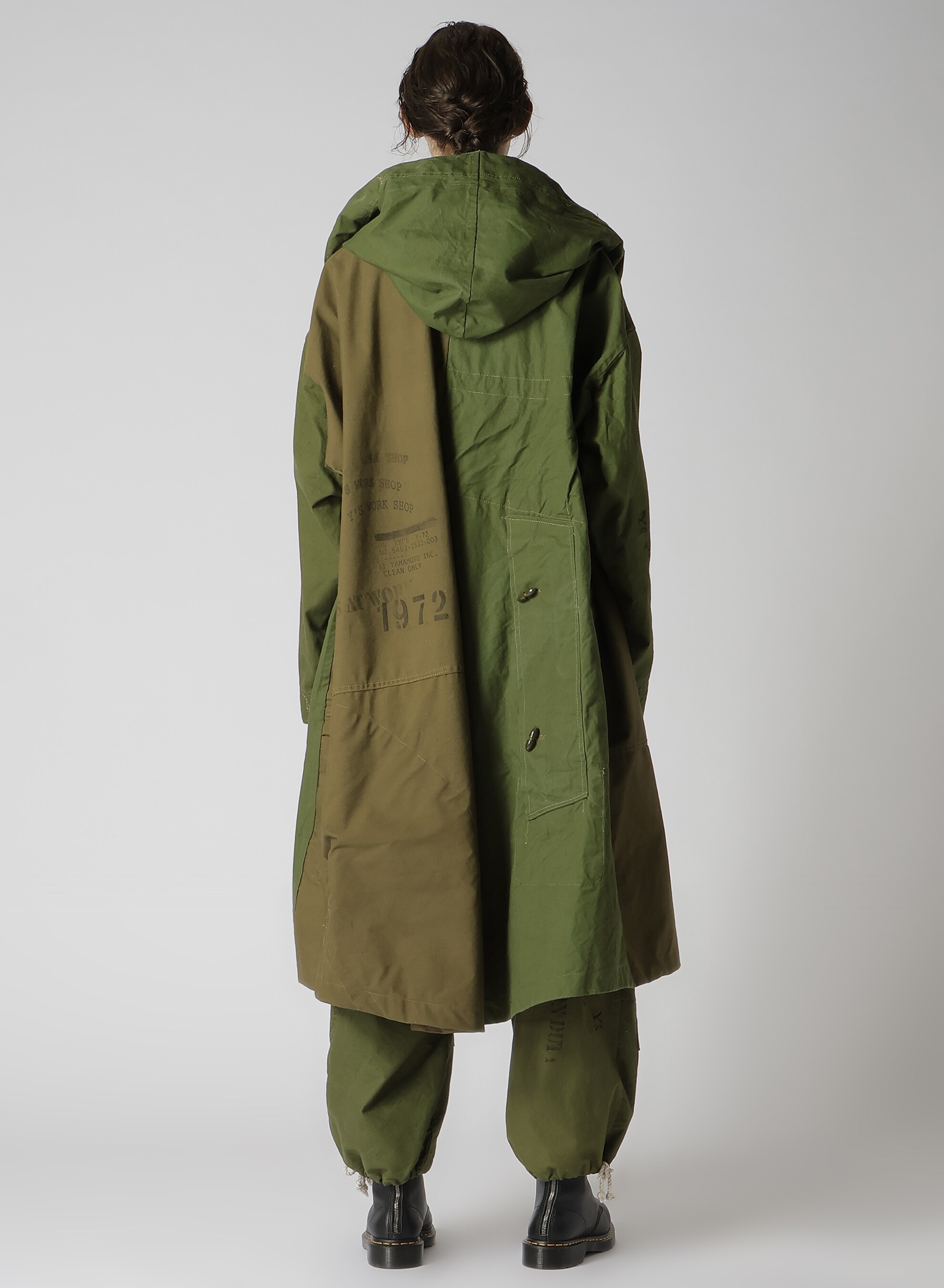 【Graphpaper】20AW/Military Cloth ShopCoatグレーコットン
