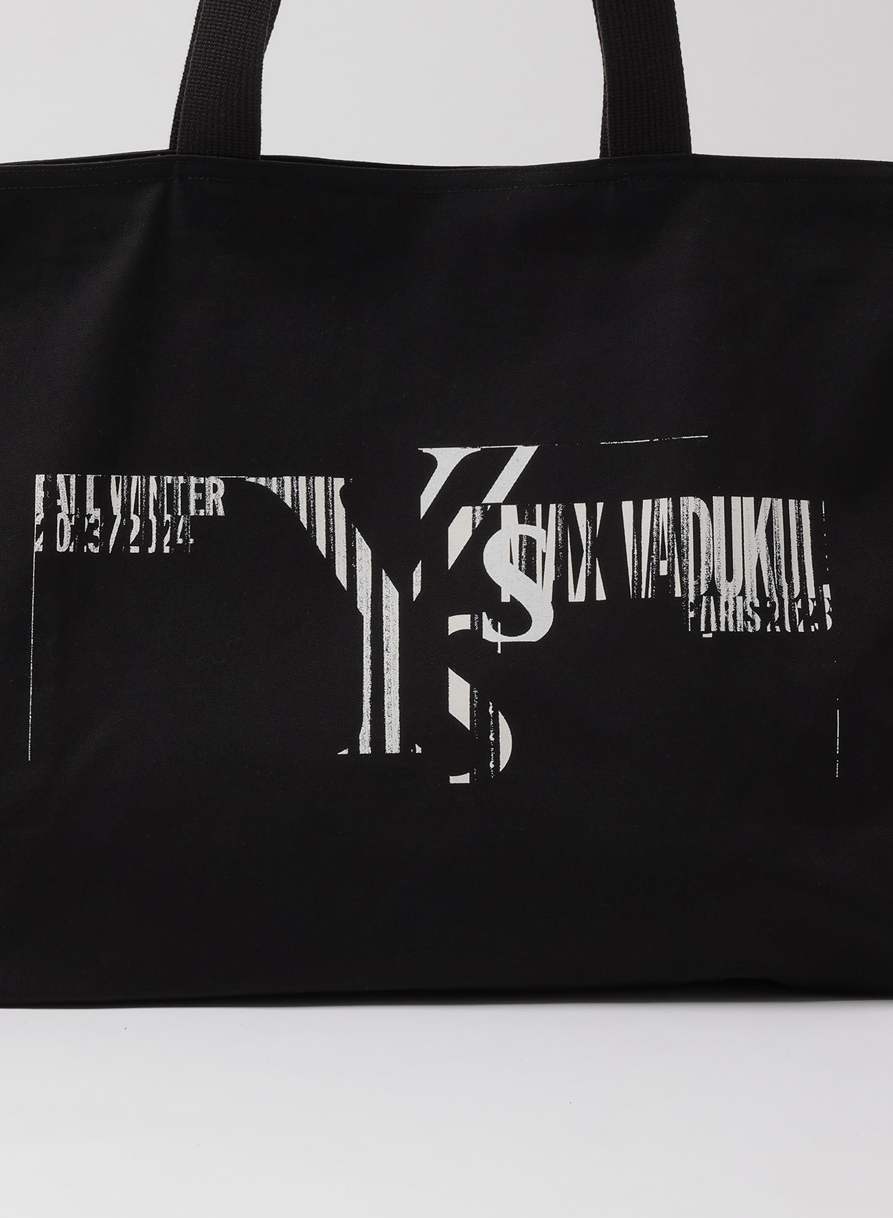 Y's x MAX VADUKUL] COTTON LEASE BAG(FREE SIZE Black): Y's｜THE 