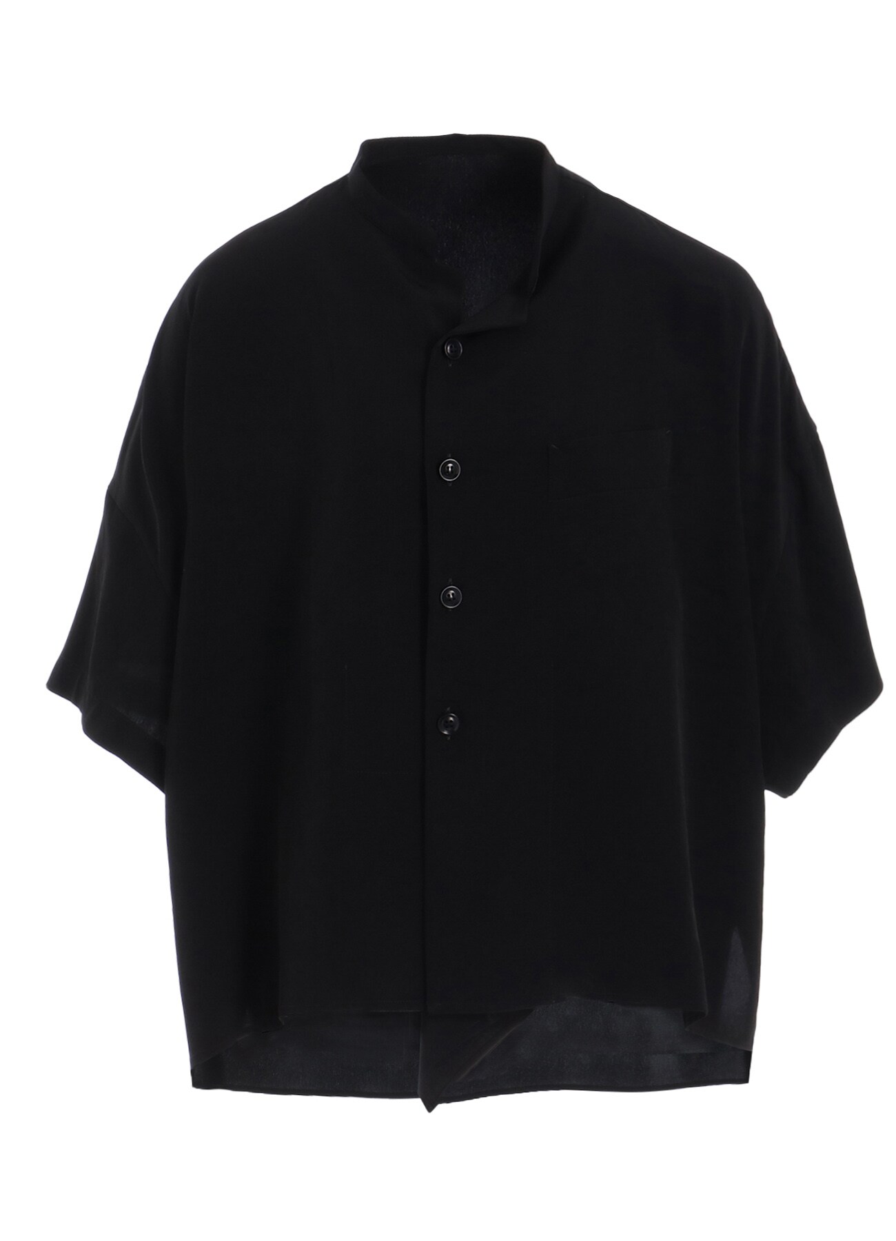 CREPE de CHINE HALF SLEEVE BOX SHIRT