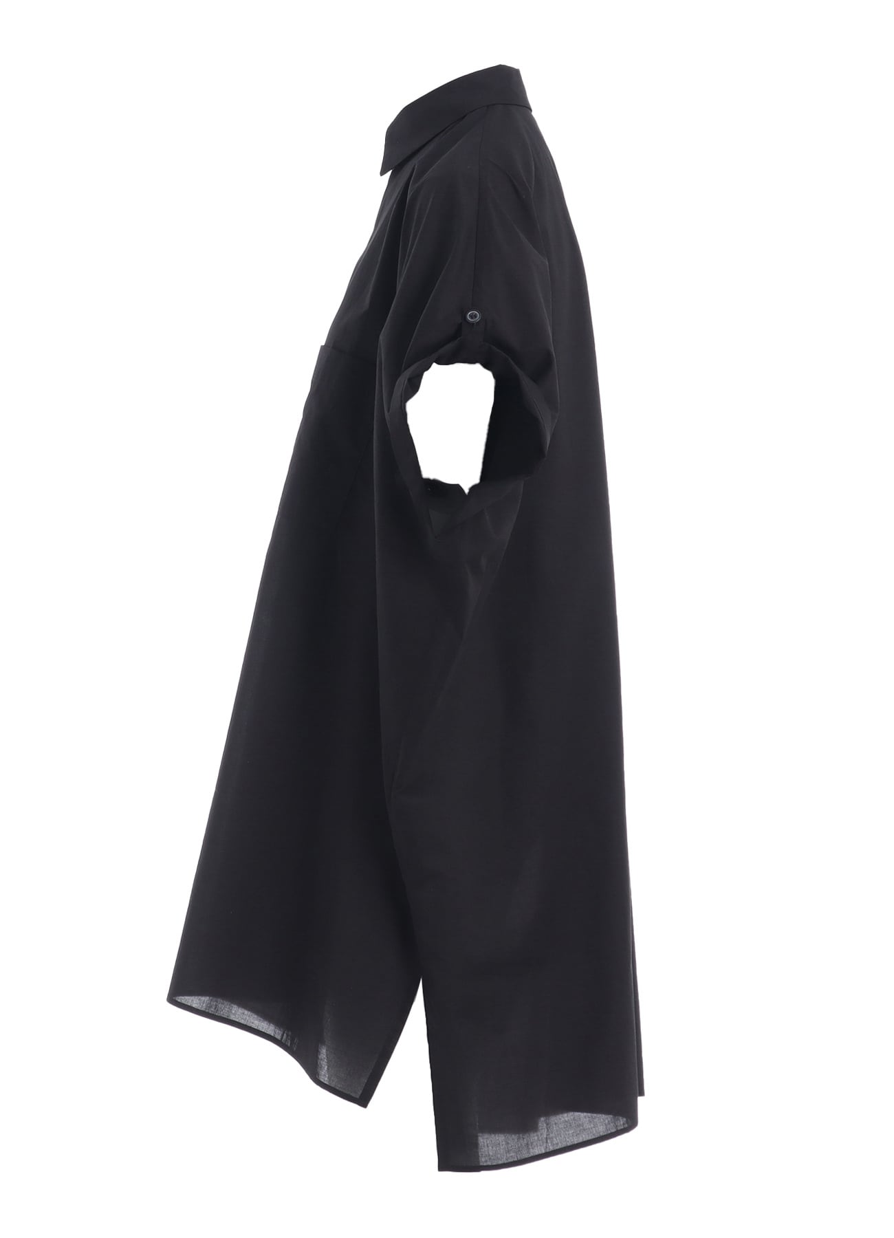 COTTON LAWN HALF SLEEVE BLOUSE(S Black): Y's｜THE SHOP YOHJI
