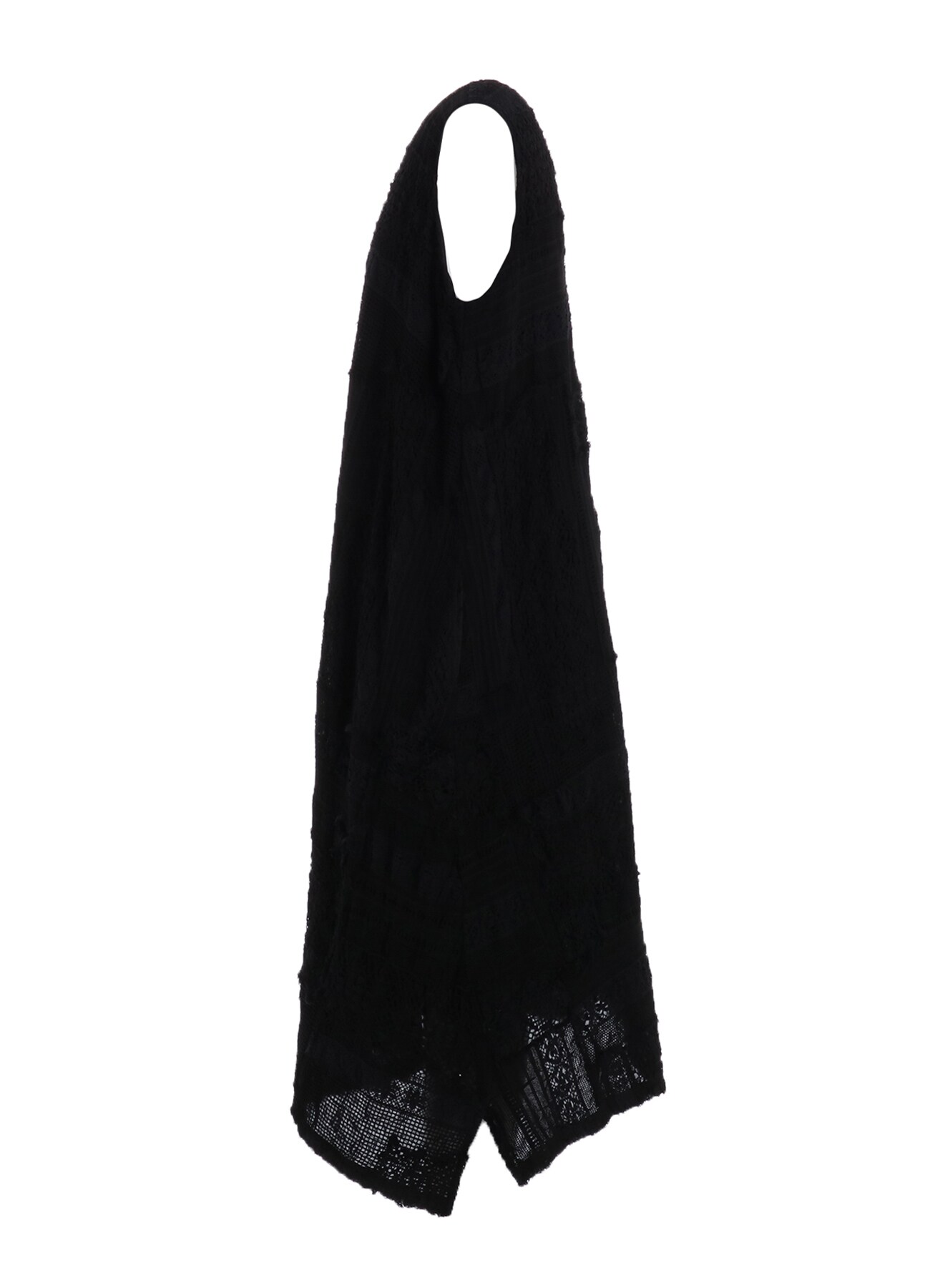 LACE PATCHWORK SLEEVELESS DRESS
