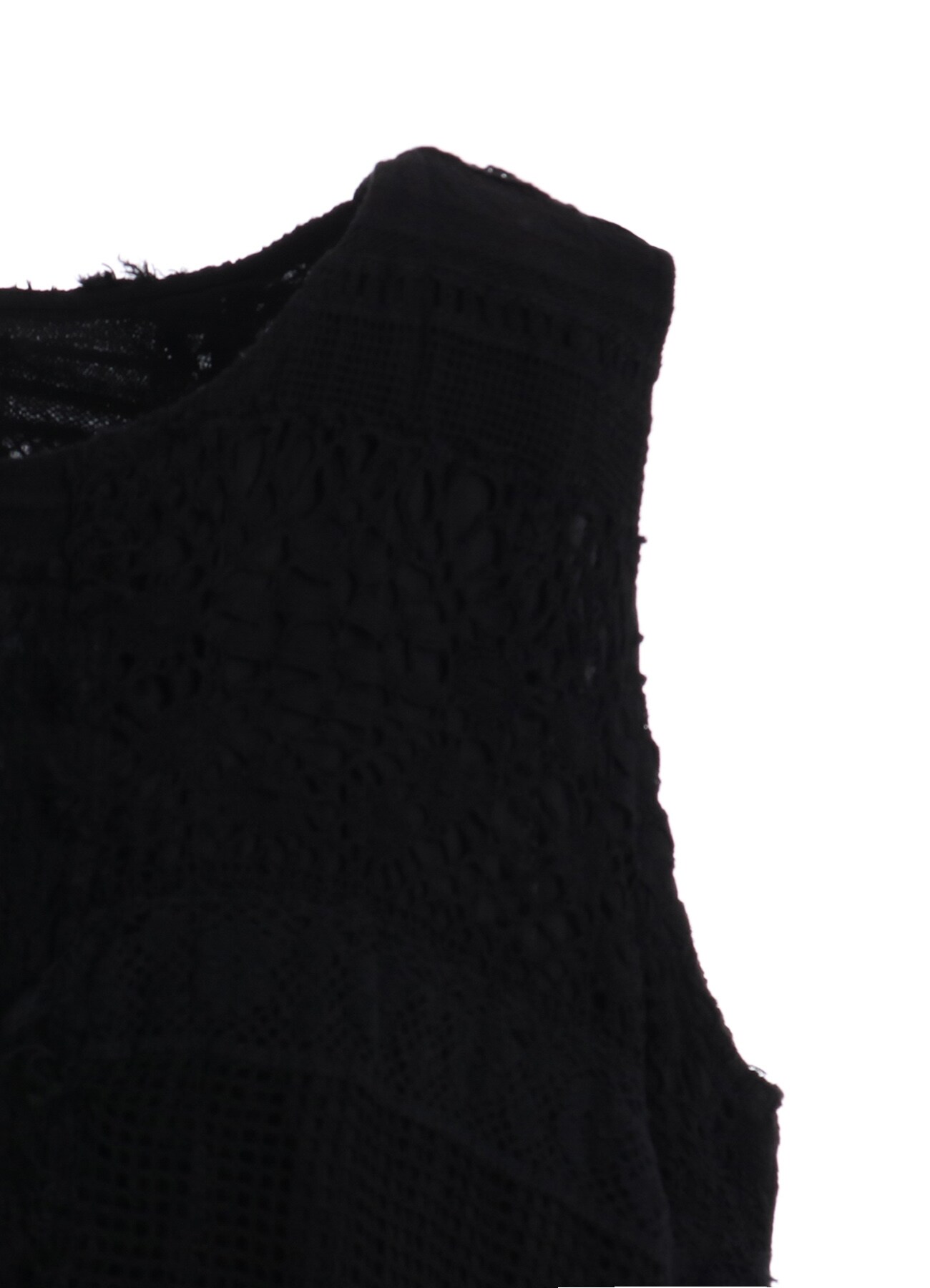 LACE PATCHWORK SLEEVELESS DRESS