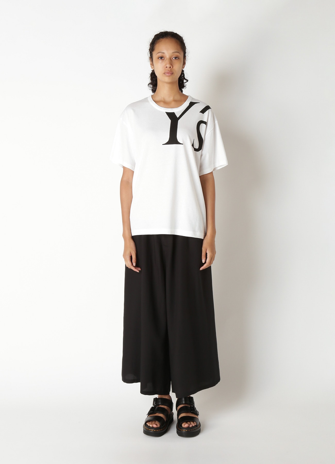 30/- PS Y's LOGO PIGMENT PRINT 2WAY DOLMAN SLEEVE OP