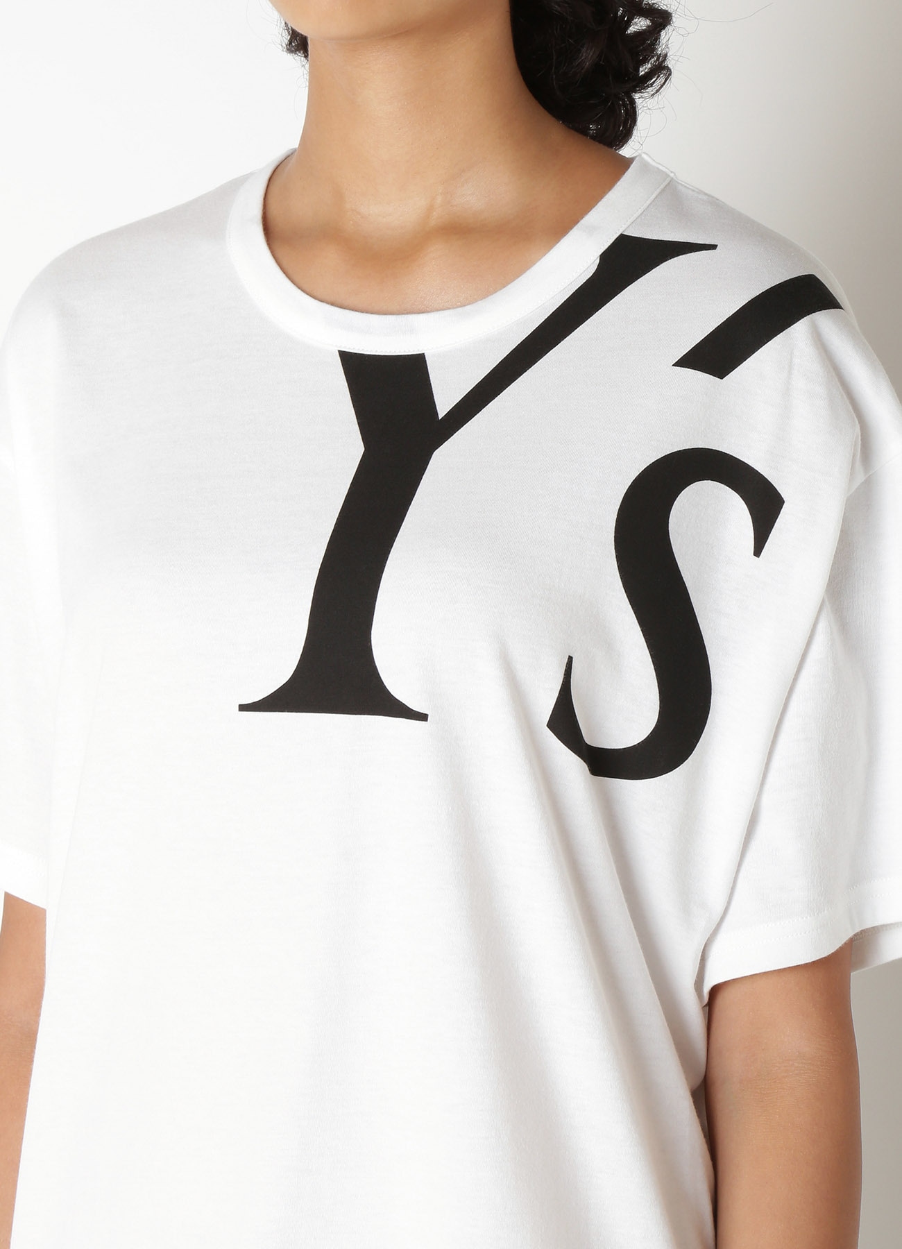 30/- PS Y's LOGO PIGMENT PRINT 2WAY DOLMAN SLEEVE OP