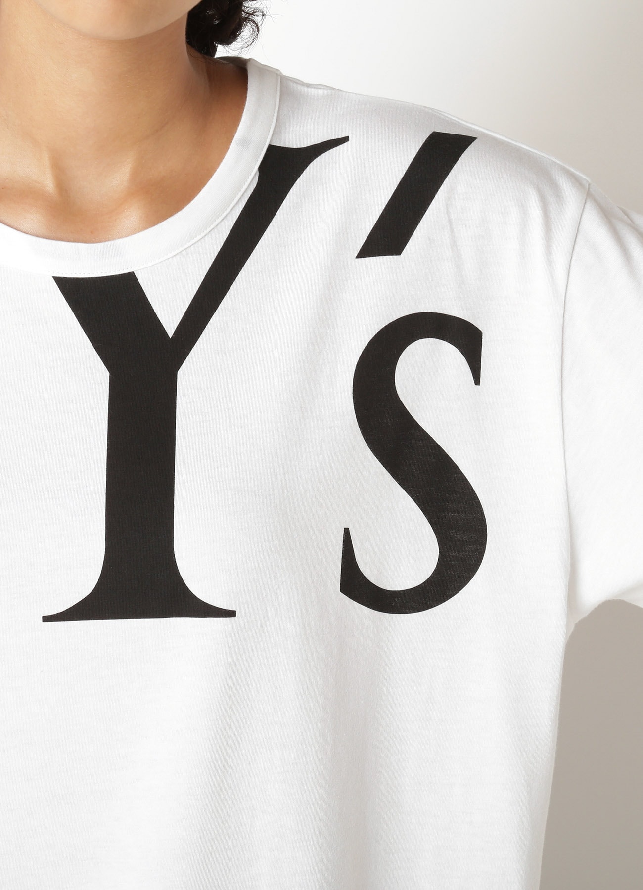 30/- PS Y's LOGO PIGMENT PRINT 2WAY DOLMAN SLEEVE OP