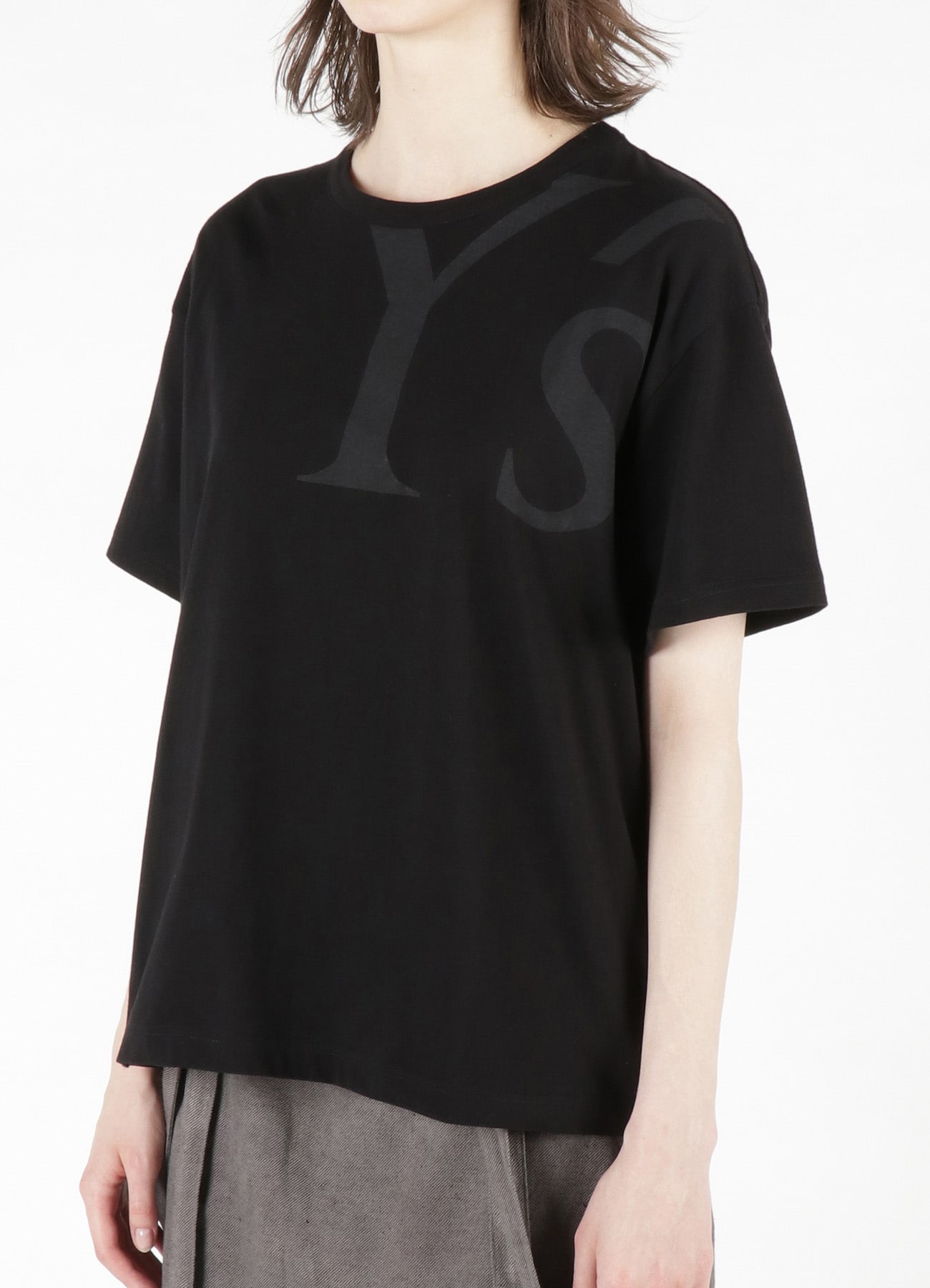 30/- PS Y's LOGO PIGMENT PRINT 3WAY DOLMAN SLEEVE OP