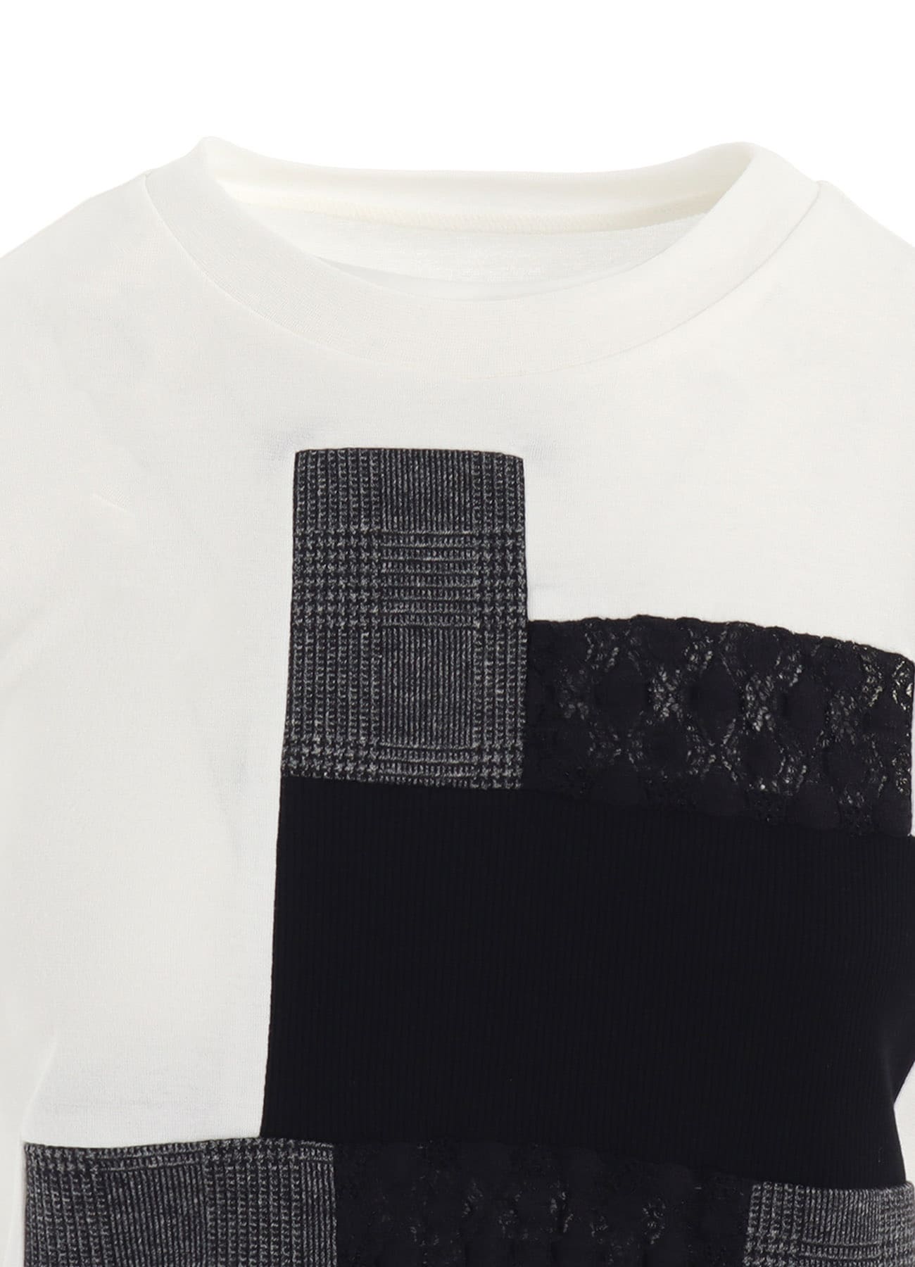 MILANO RIB PATCHWORK LONG SLEEVE T