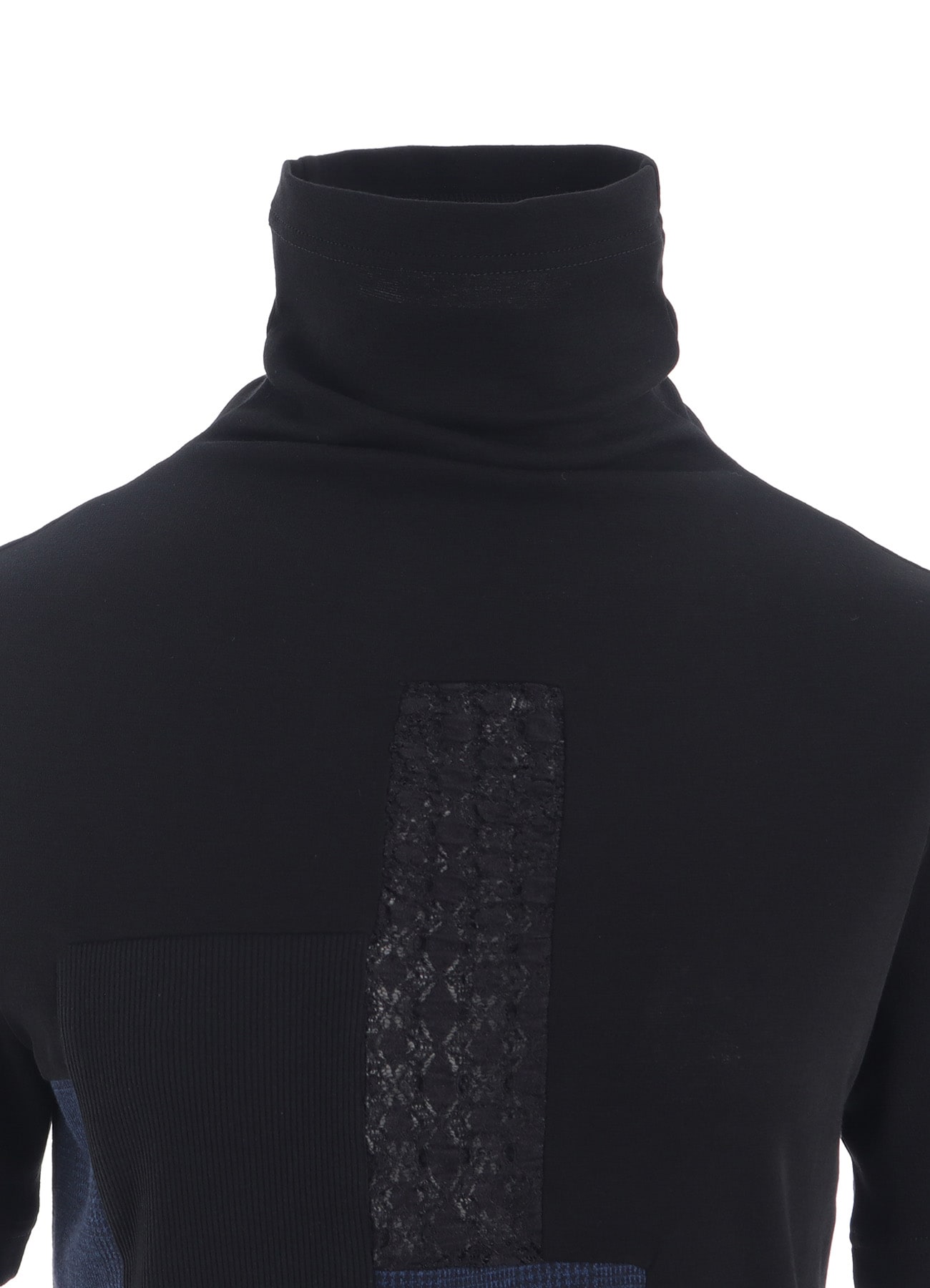 MILANO RIB PATCHWORK HALF SLEEVE T