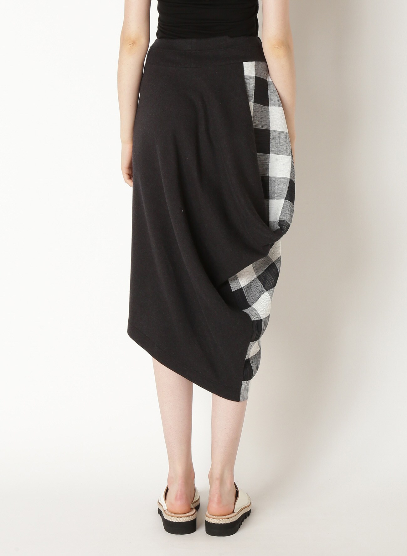 gingham skirt designer