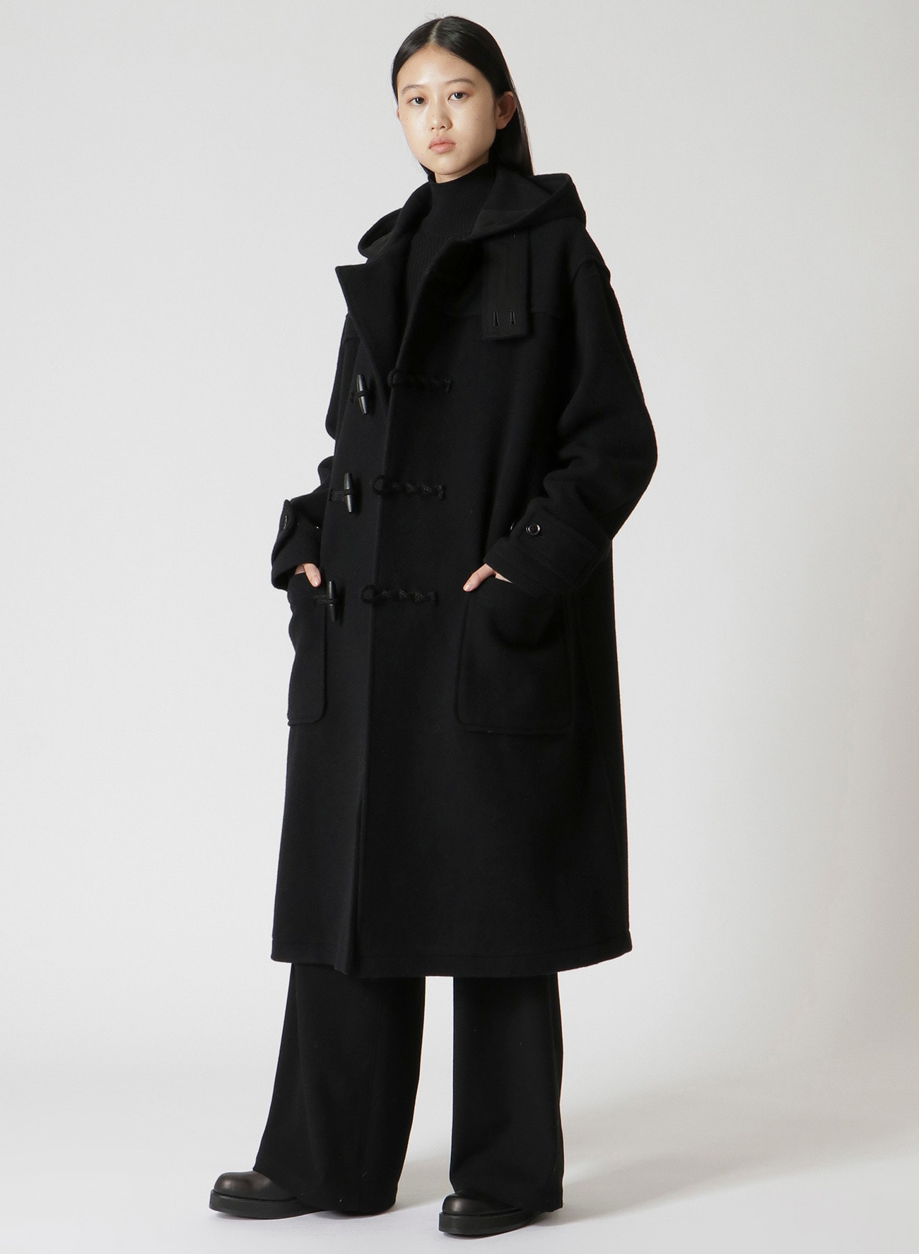 Yohji Yamamoto Wool Duffle Coat身幅…47