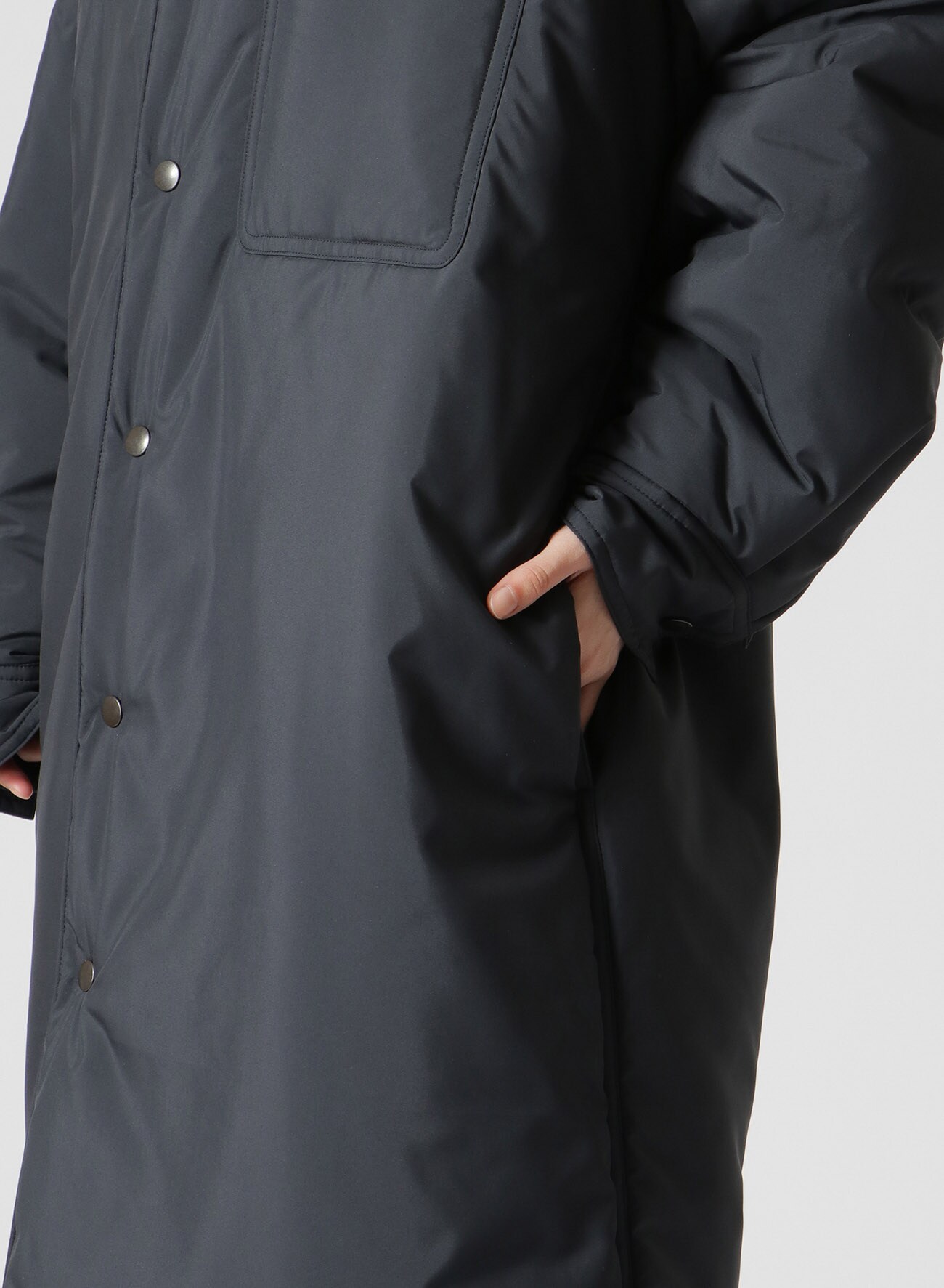 国内発送】 MICRO POLYESTER TAFFETA COAT HALF その他 - clamd.com