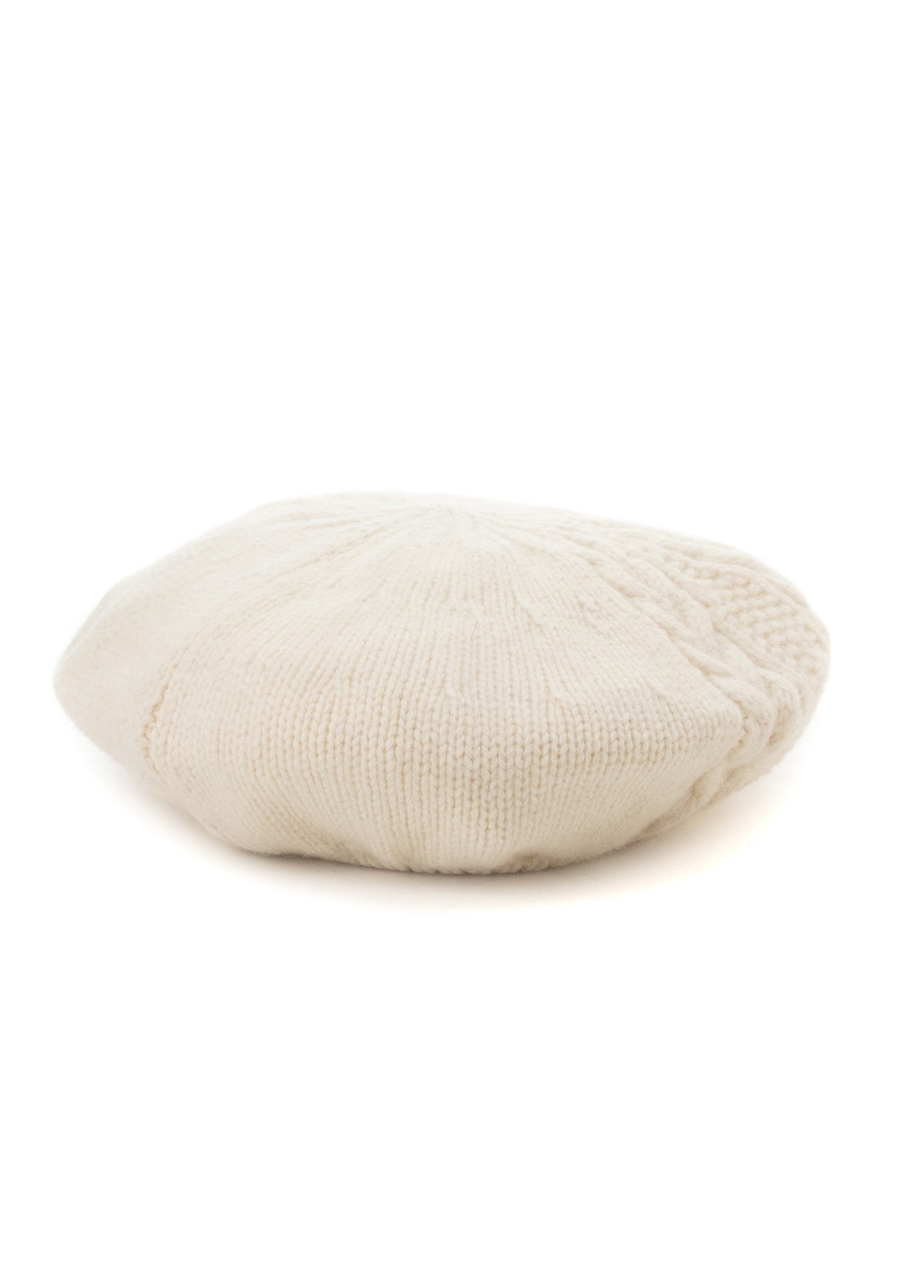 WOOL CABLE KNITTED BERET