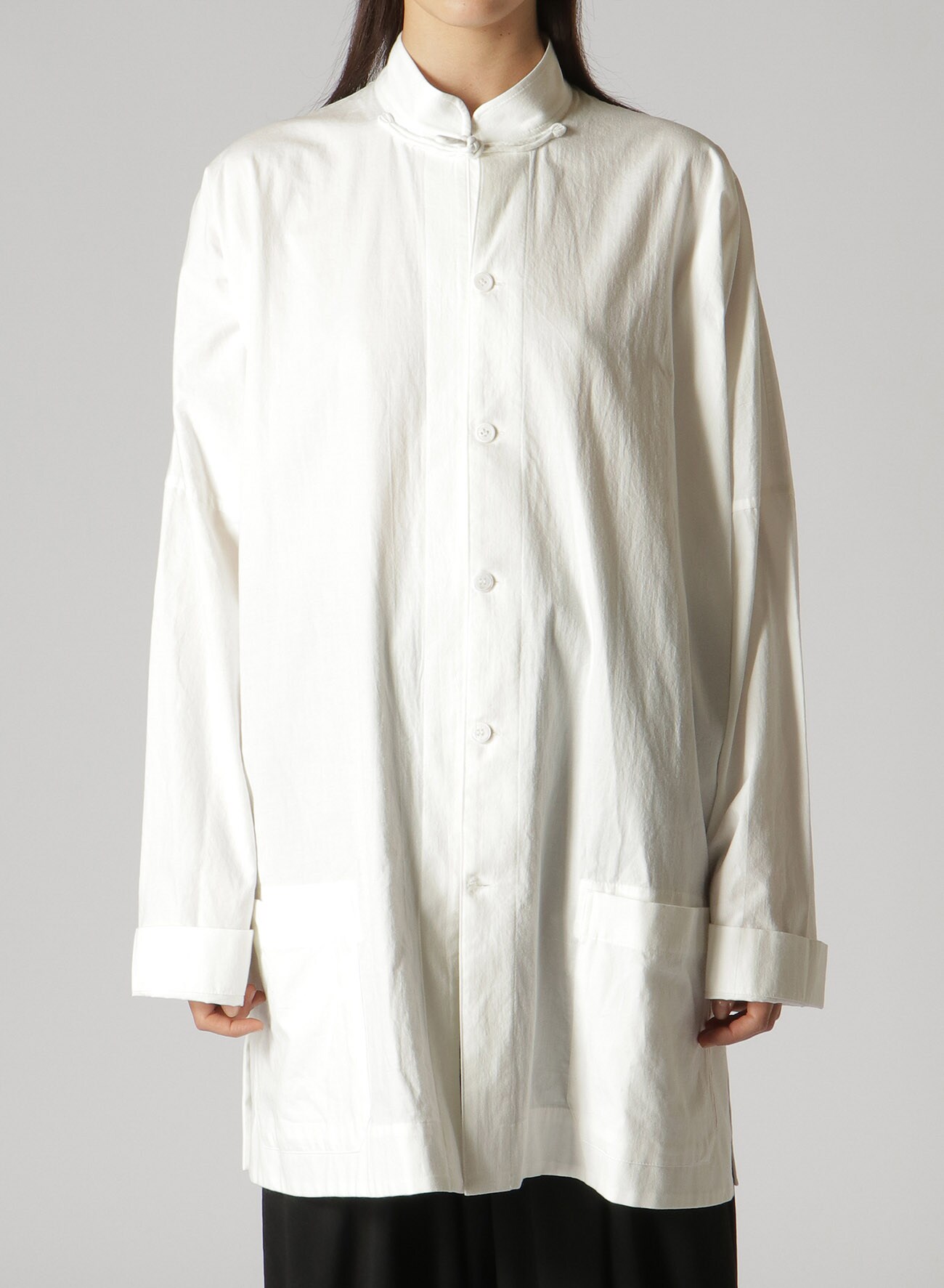 Y's BANG ON!No.120 LAWN CHINA SHIRTS(FREE SIZE White): Vintage