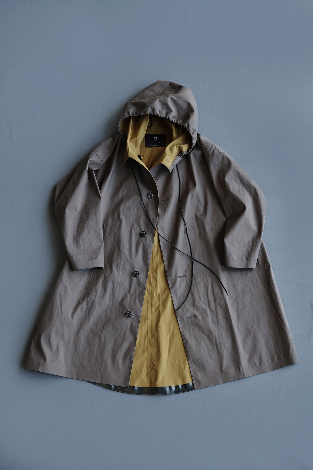 未使用y's mackintosh hooded coat S品番YF-C20-020