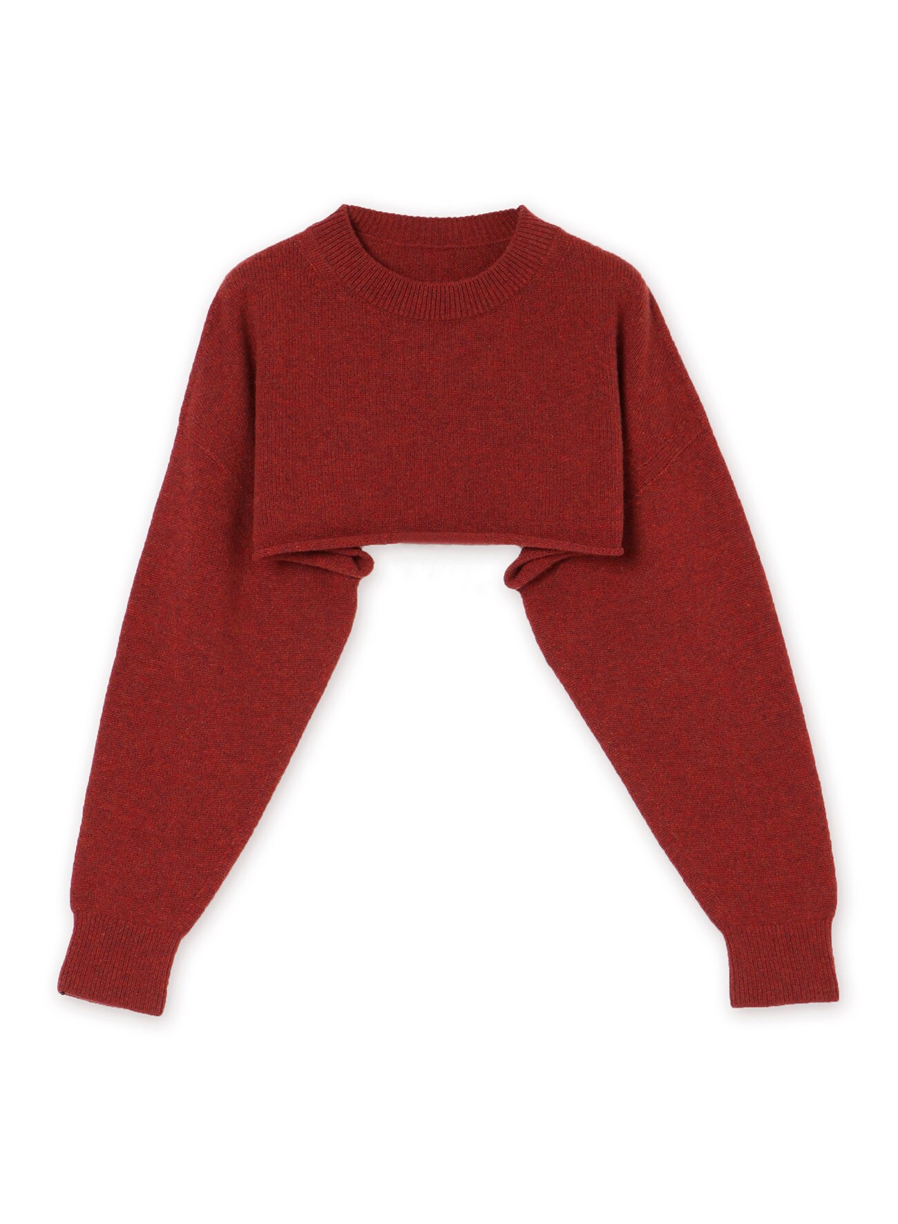 CASHMERE KNIT SHORT PULLOVER(S Red): Vintage 1.1｜THE SHOP YOHJI 