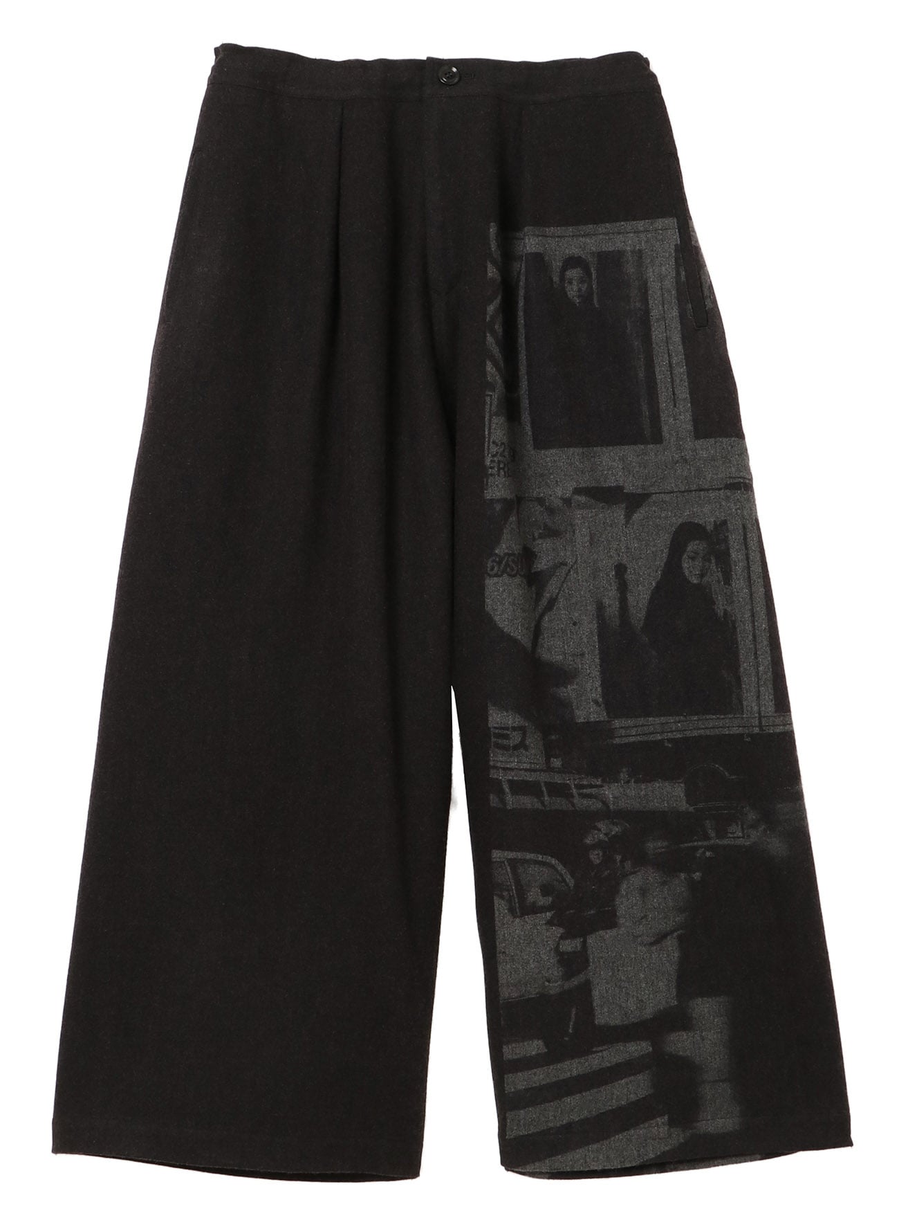 [Y's 1972 - A MOMENT IN Y's WITH MAX VADUKUL]TOP FLANNNEL FRONT TUCK WIDE PANTS