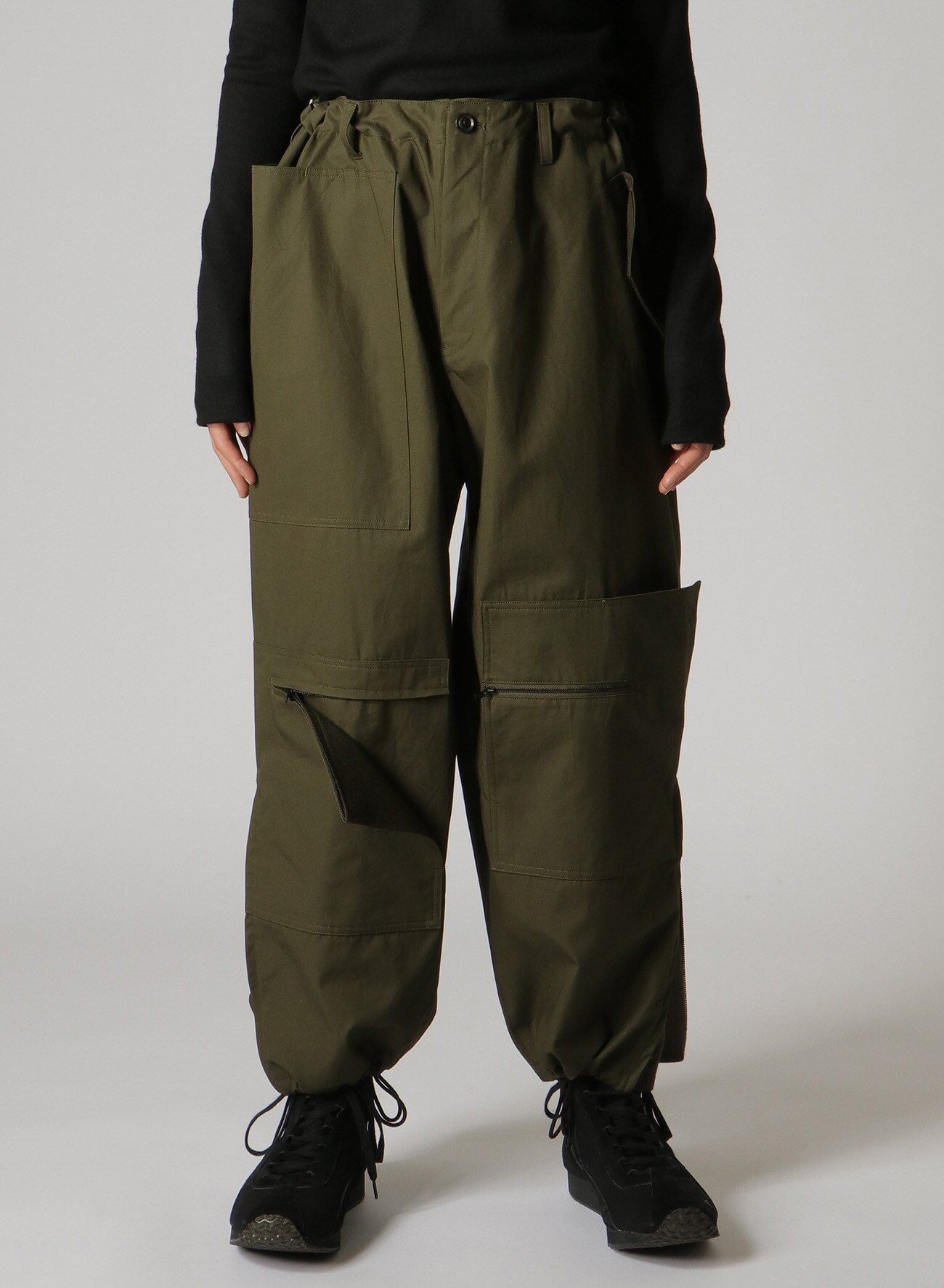yohji yamamoto patchwork trousers