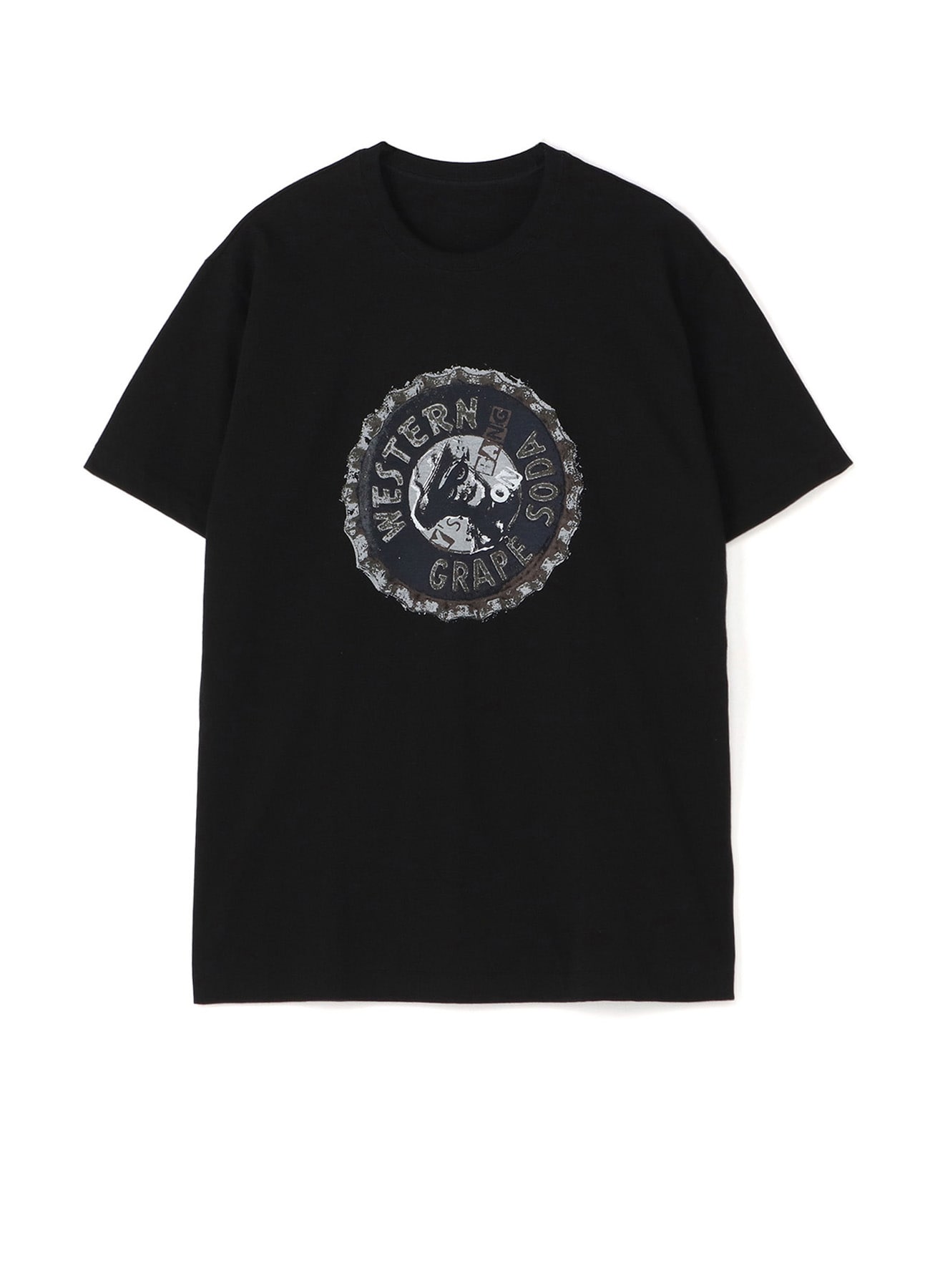 Y's BANG ON! CROWN T-SHIRT WESTERN(FREE SIZE Black): Vintage｜THE 