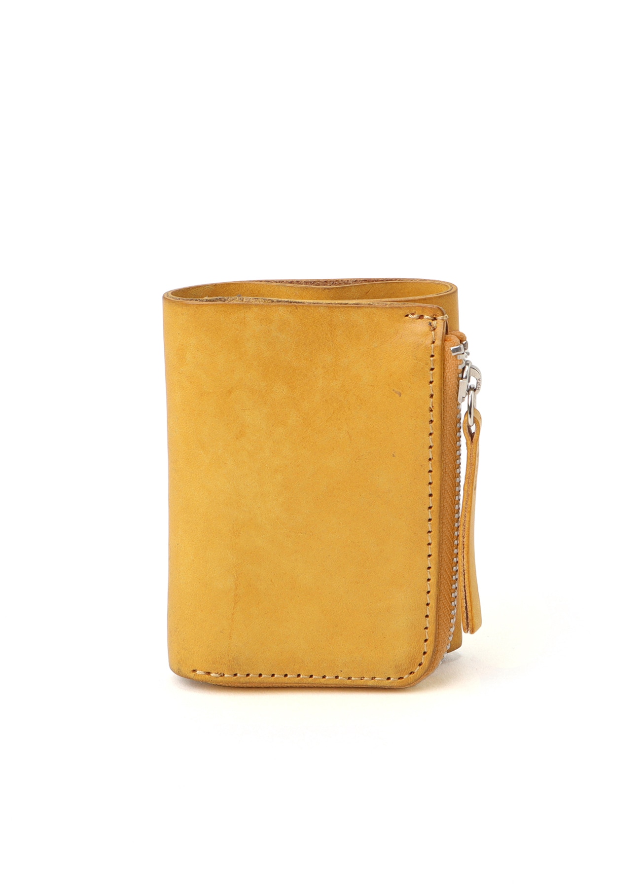 VEGETABLE-TANNED NUBUCK LEATHER TRIFOLD WALLET