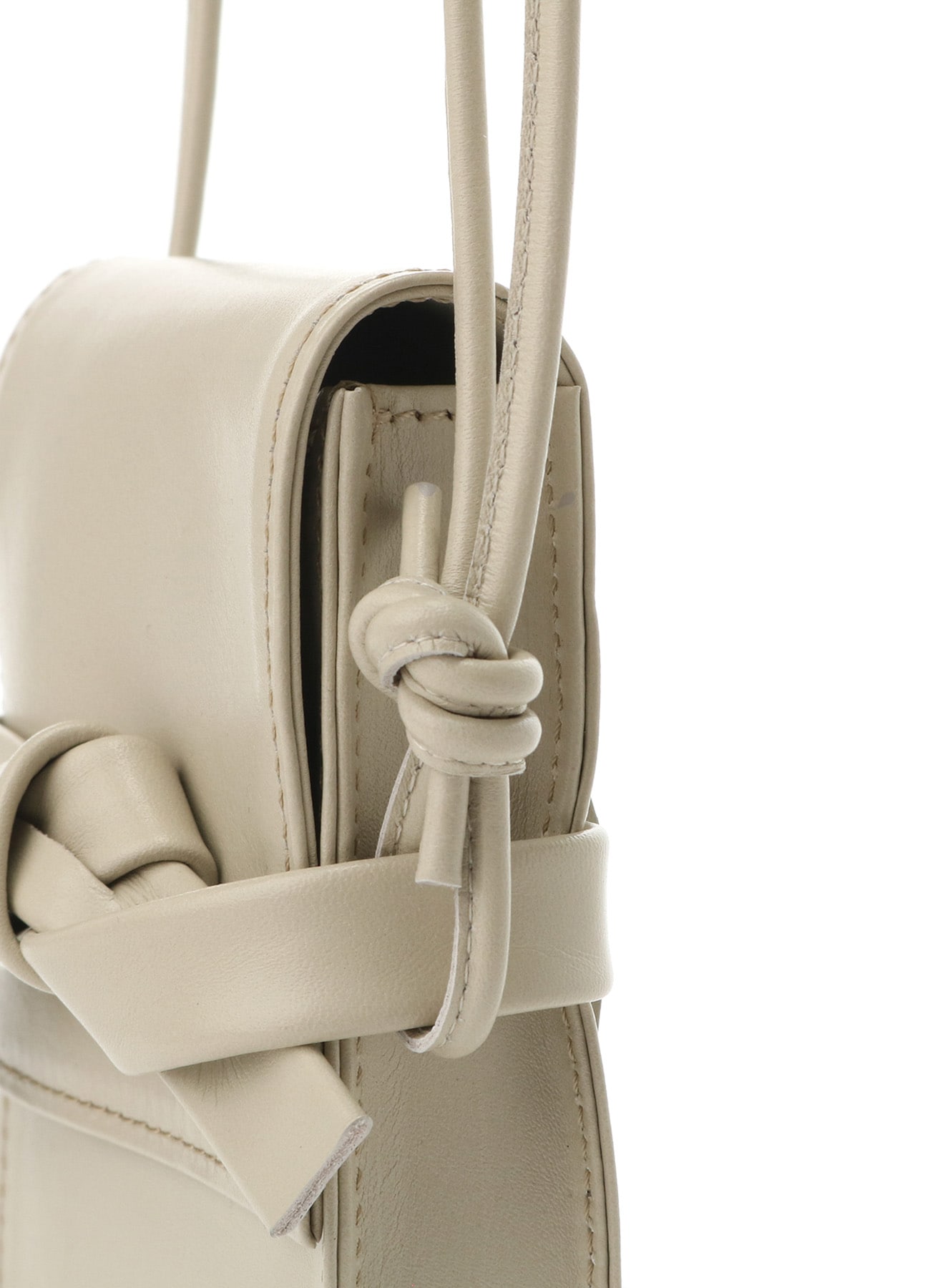 COLOR LEATHER NECK POUCH