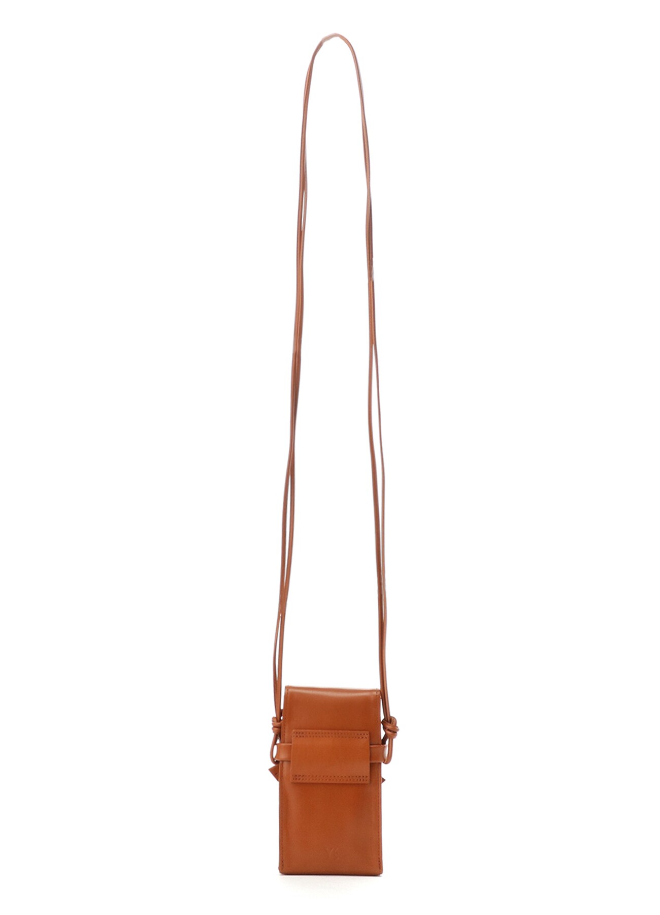 COLOR LEATHER NECK POUCH