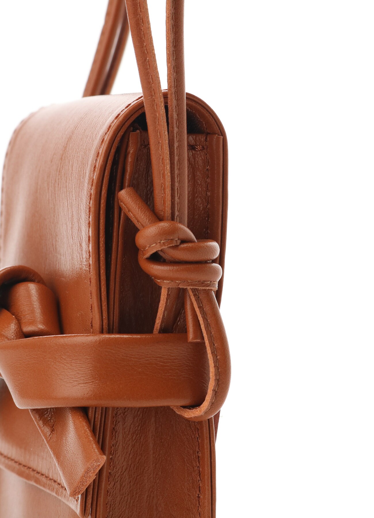 COLOR LEATHER NECK POUCH