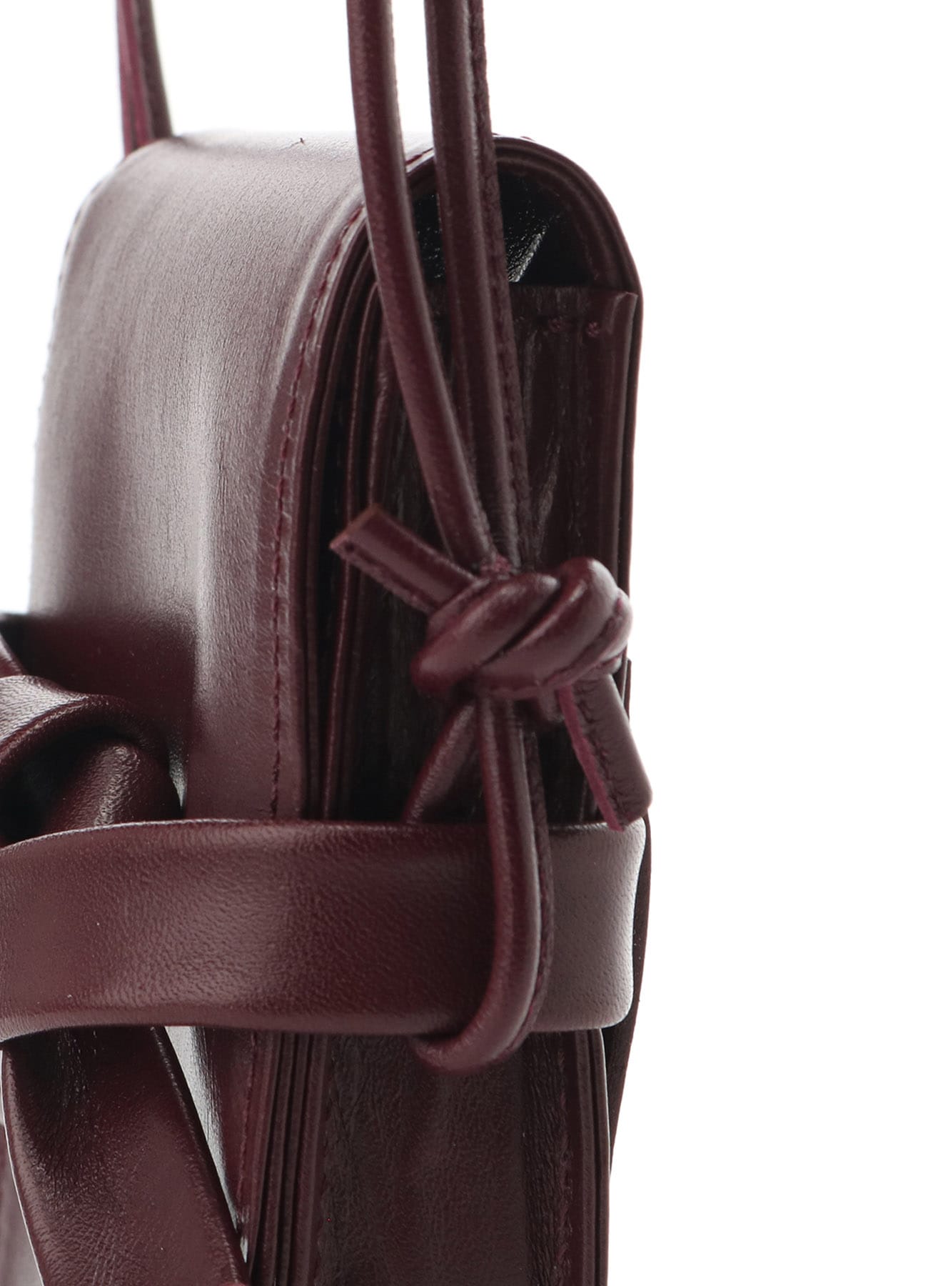 COLOR LEATHER NECK POUCH