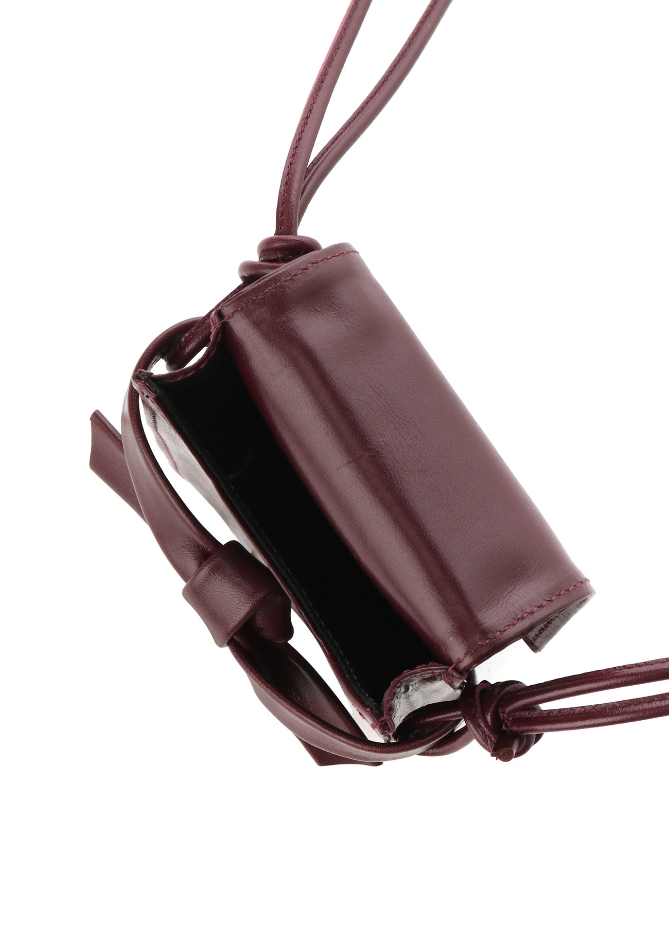 COLOR LEATHER NECK POUCH