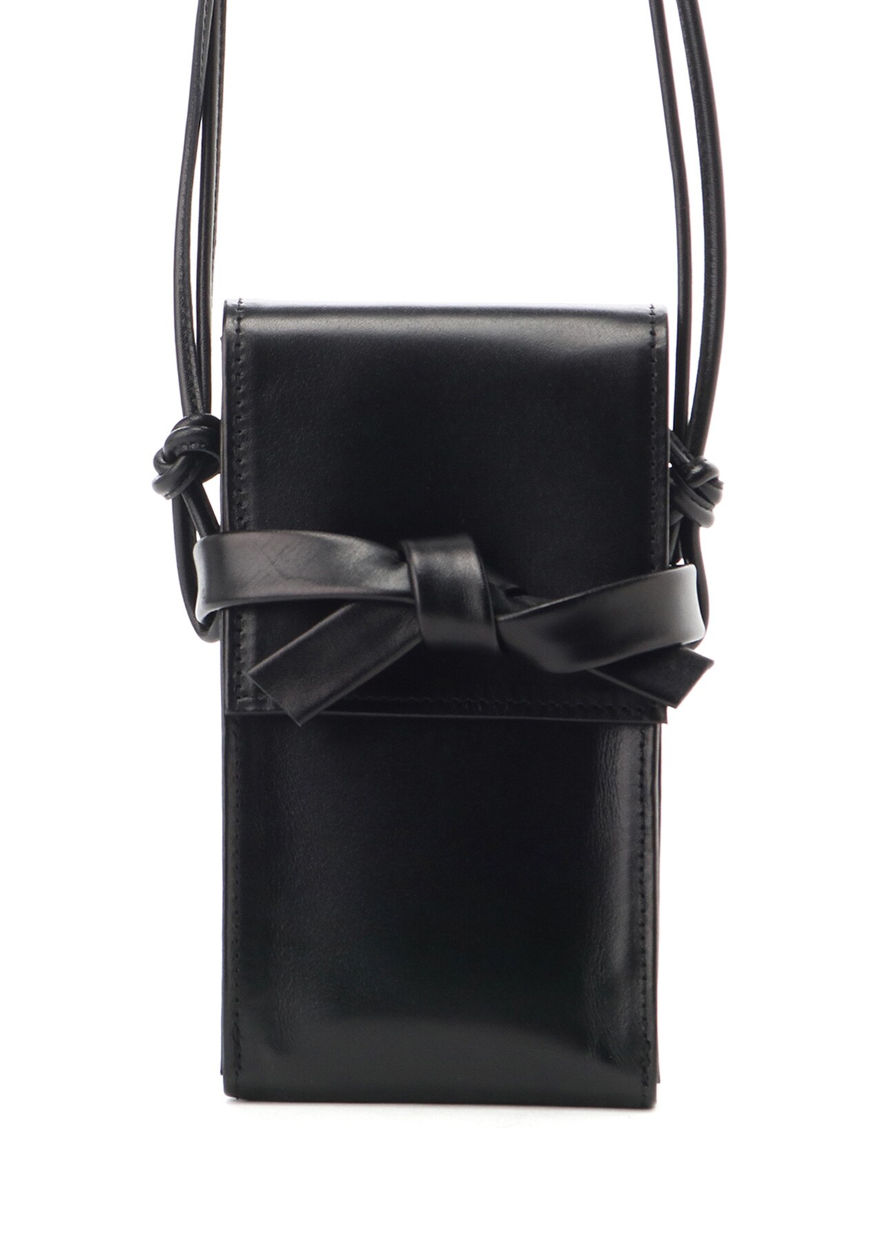 COLOR LEATHER NECK POUCH