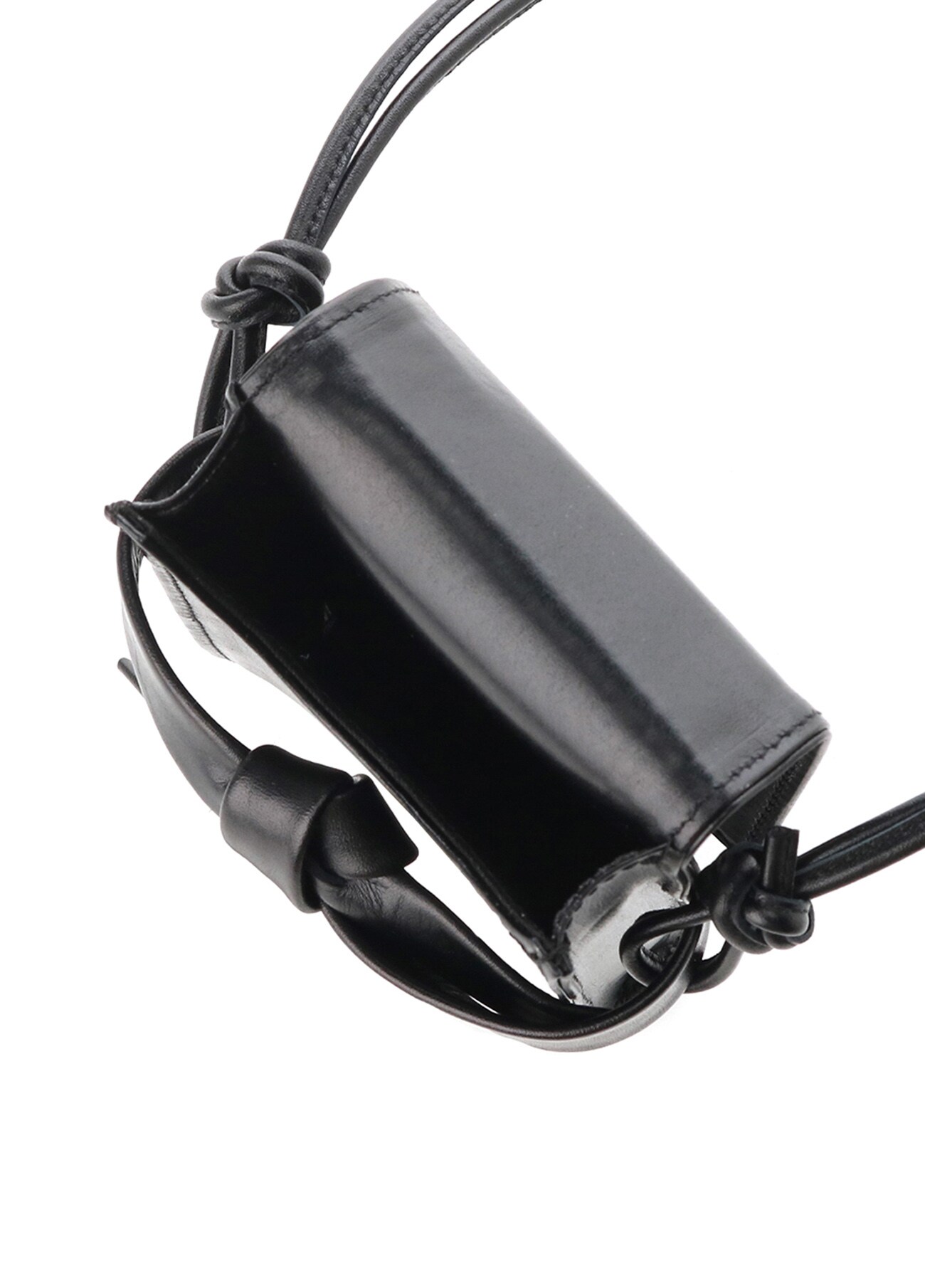 COLOR LEATHER NECK POUCH