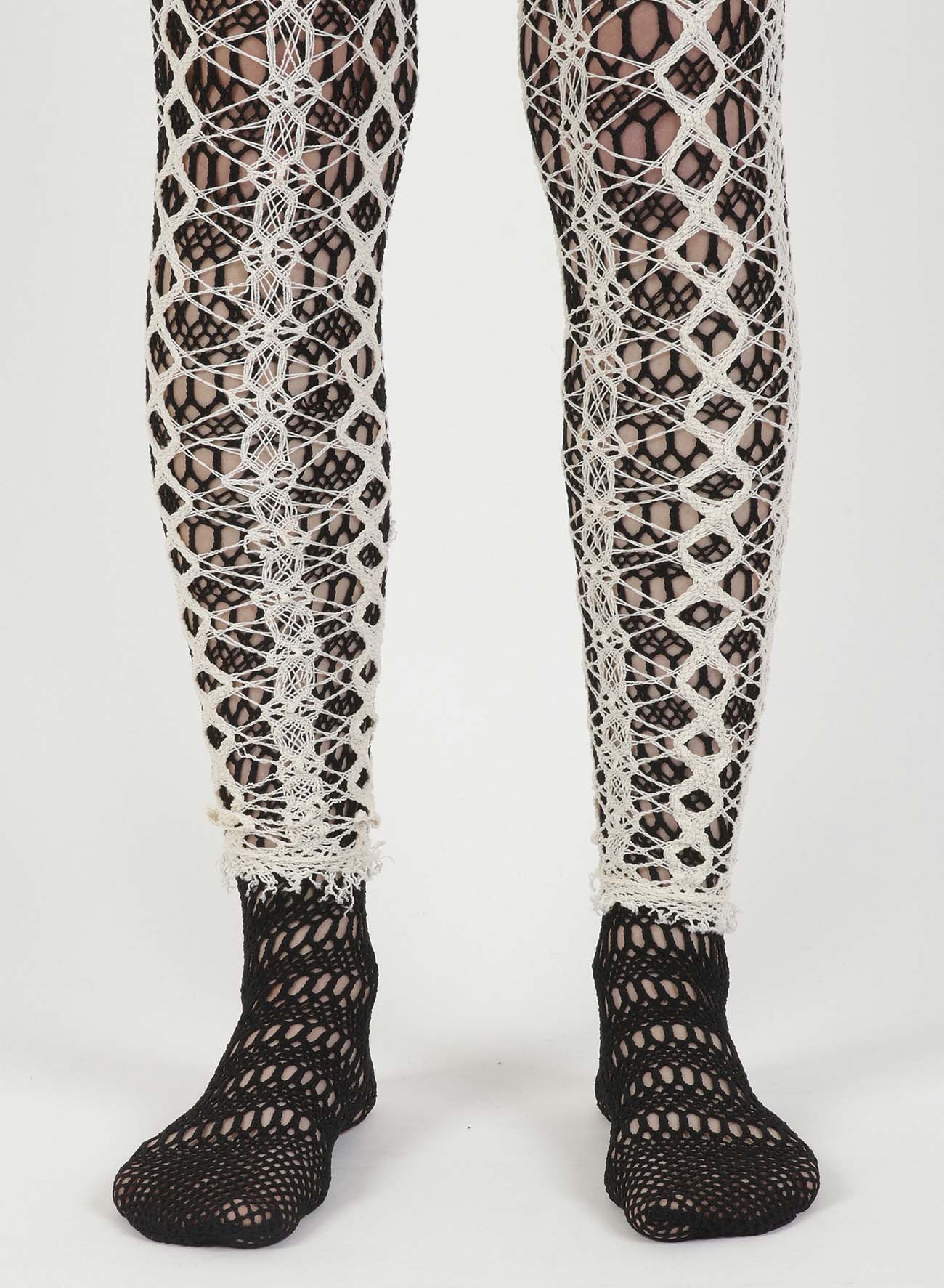 TORCHON LACE DOUBLE LAYERED LEGGINGS