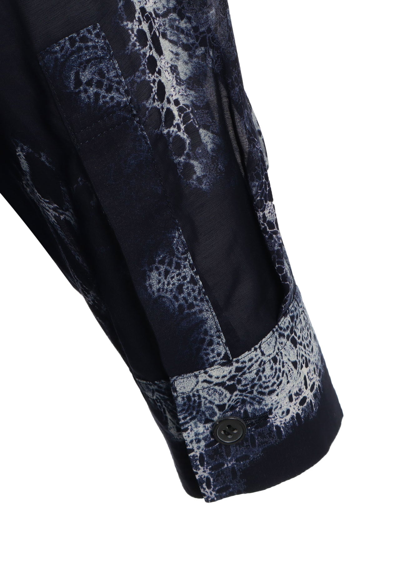 CUPRO/RAYON UNBALANCED BIG BLOUSE