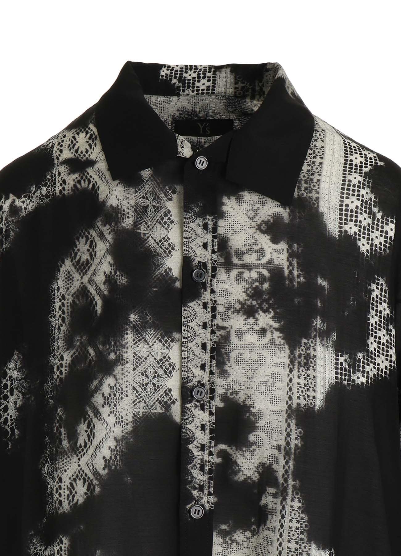 CUPRO/RAYON UNBALANCED BIG BLOUSE