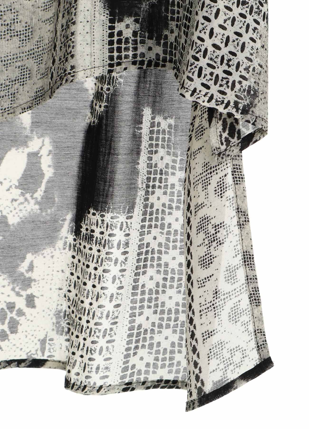 CUPRO/RAYON UNBALANCED BIG BLOUSE