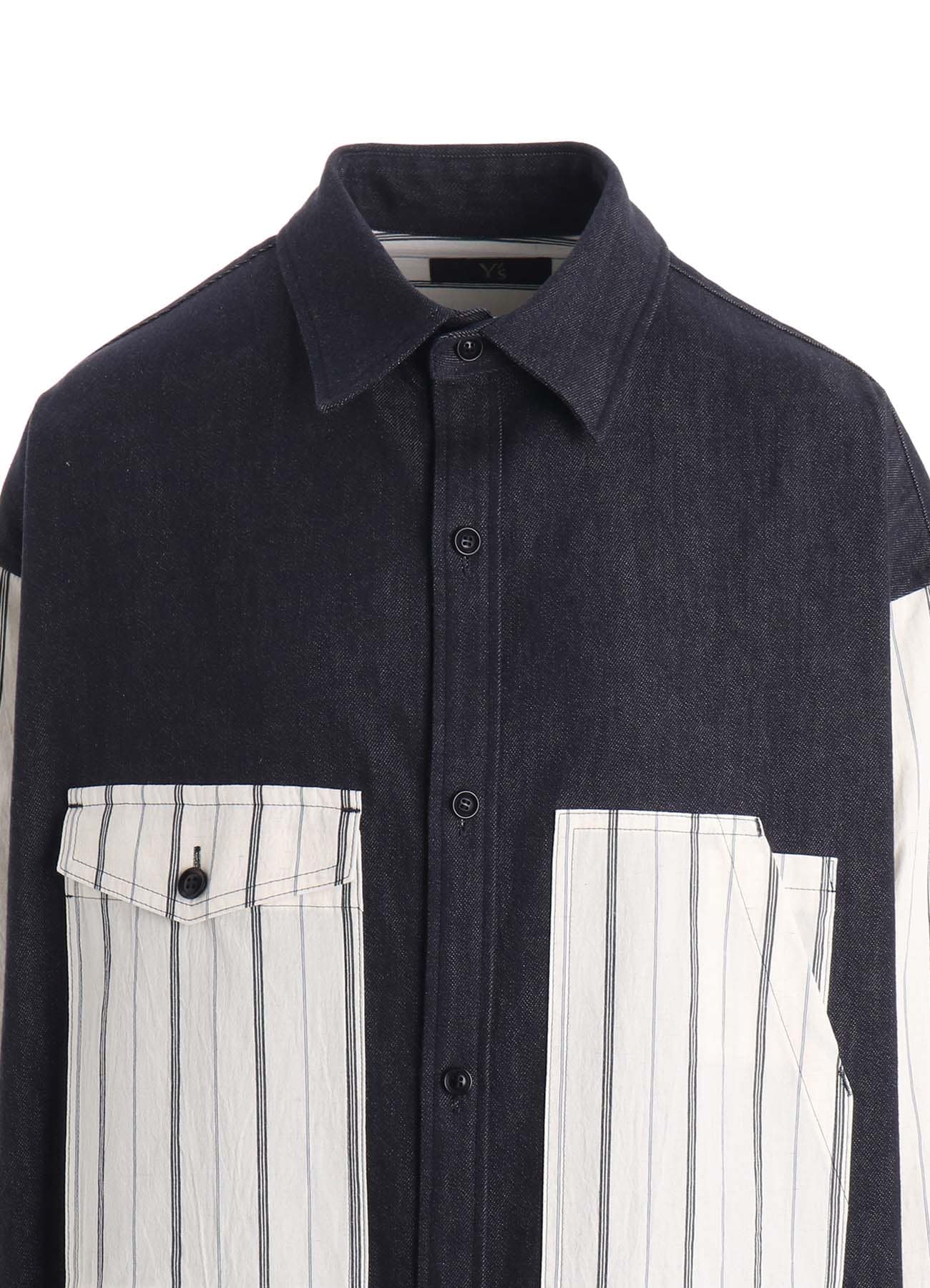 WASHER STRIPE BLOUSE