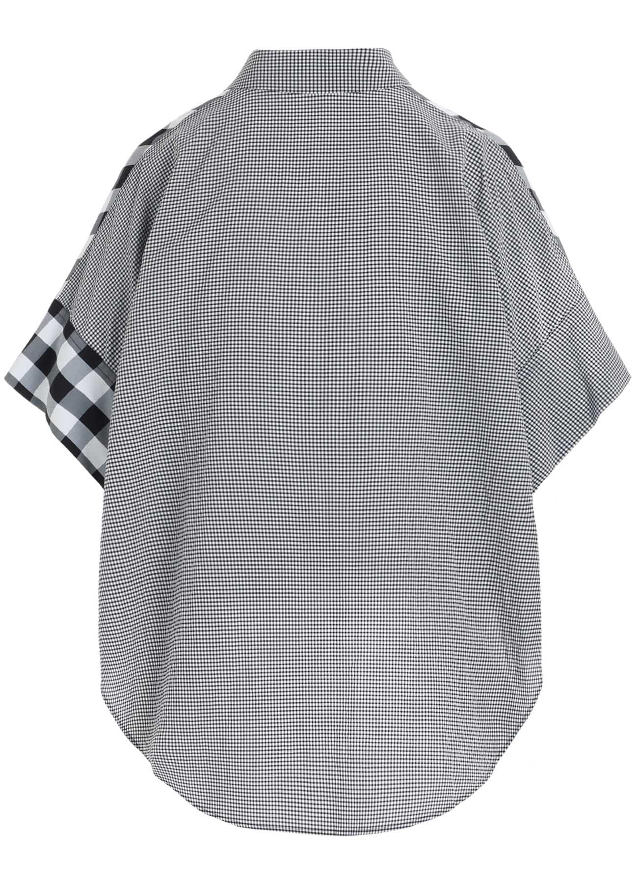 GINGHAMCOMBINATION BLOUSE