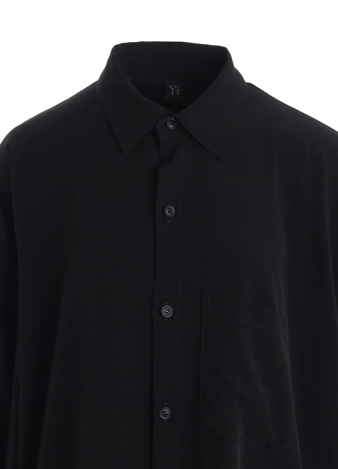 TA/PE CREPE DE CHINE DROP TAIL BLOUSE