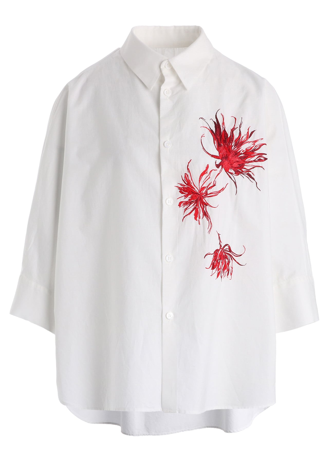 COTTON BROAD CACTUS FLOWER BLOUSE