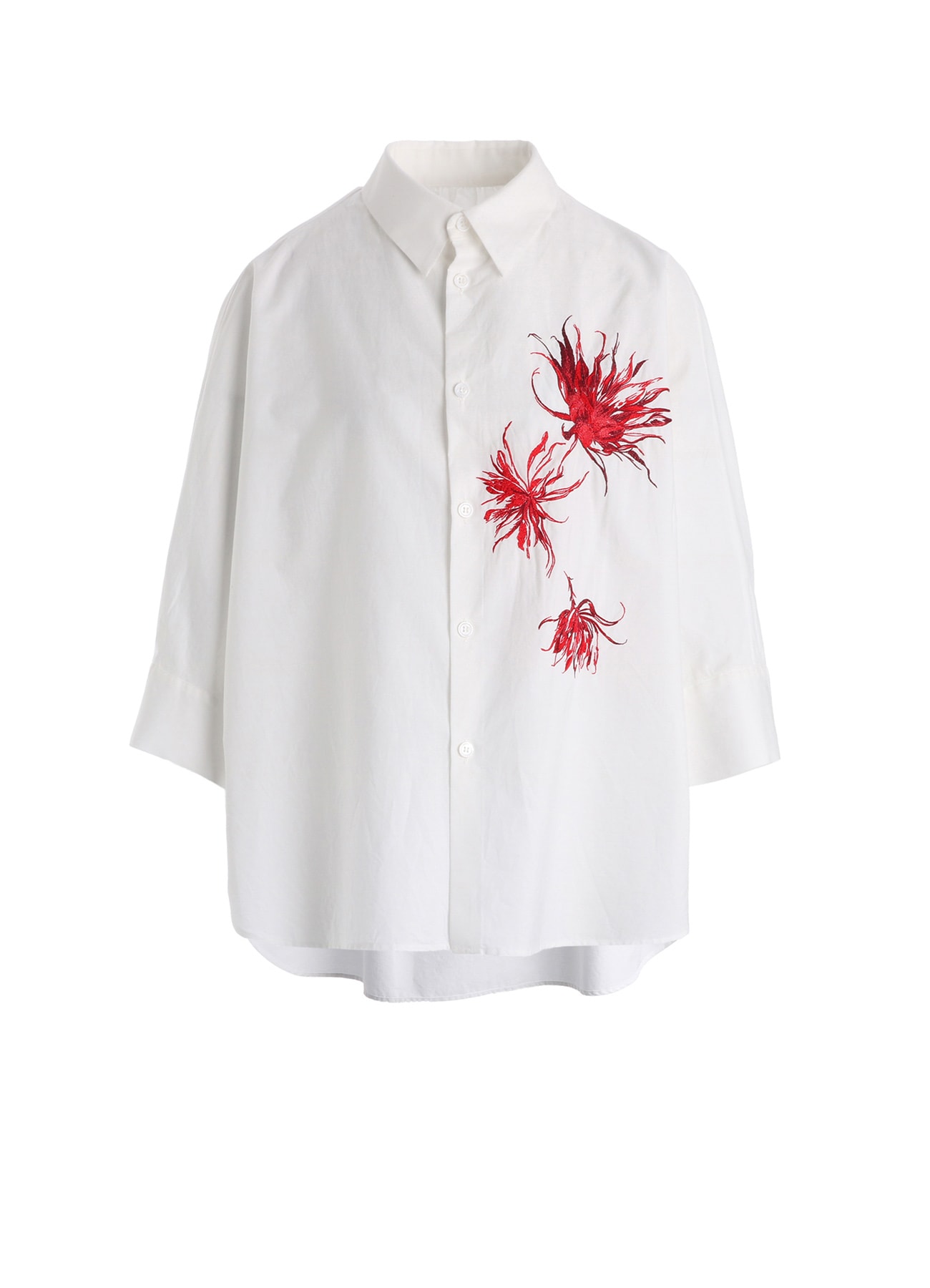 COTTON BROAD CACTUS FLOWER BLOUSE