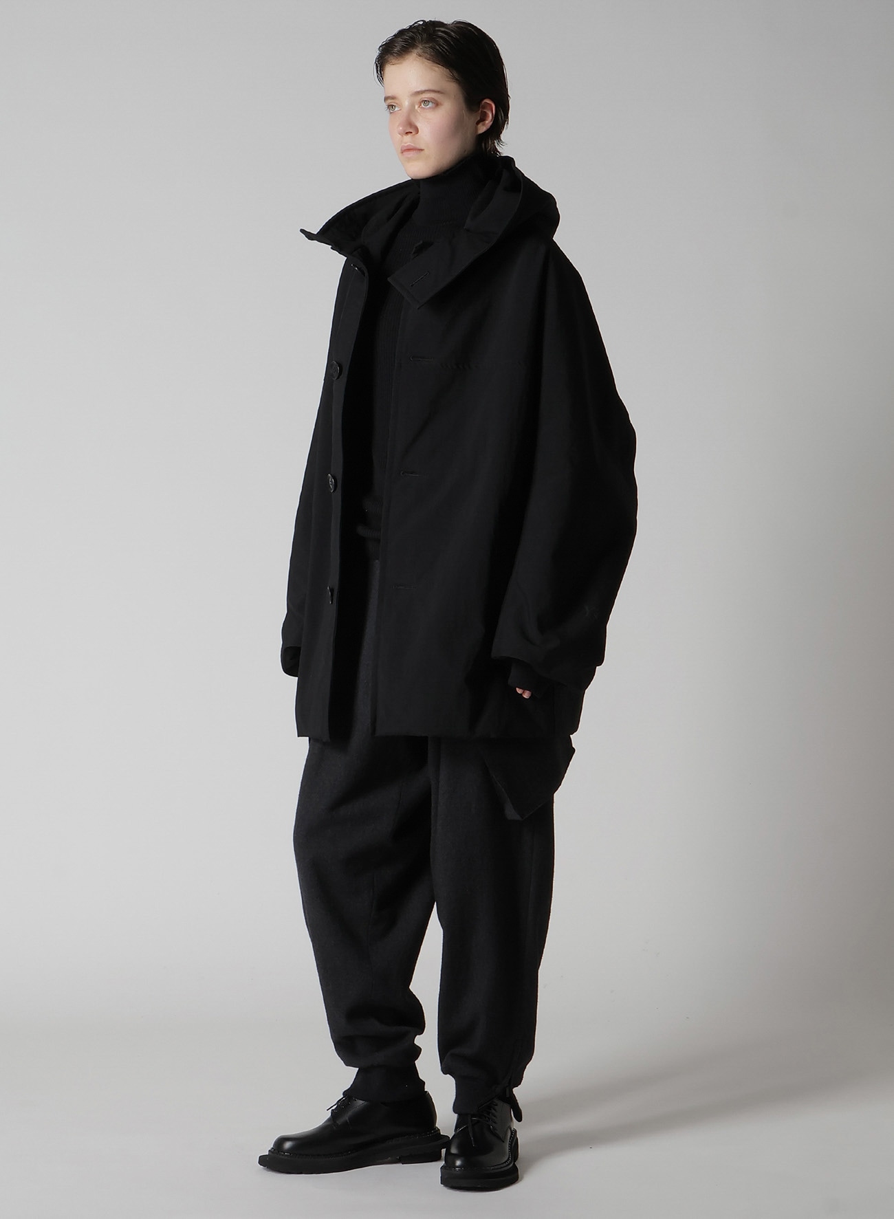 NY/ VINTAGE OXFORD HOODIE COAT