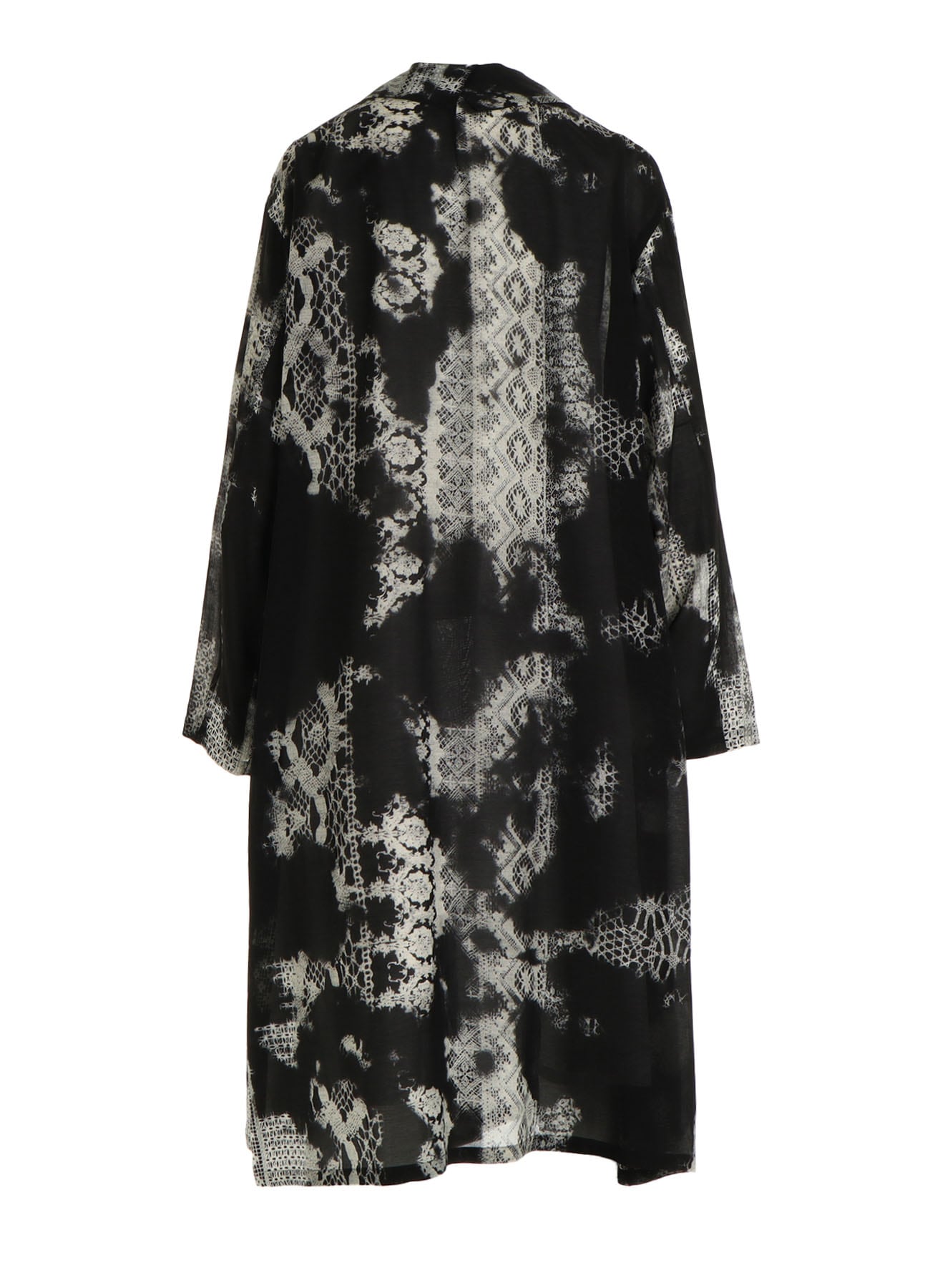 CUPRO/RAYON BIG COLLAR COAT
