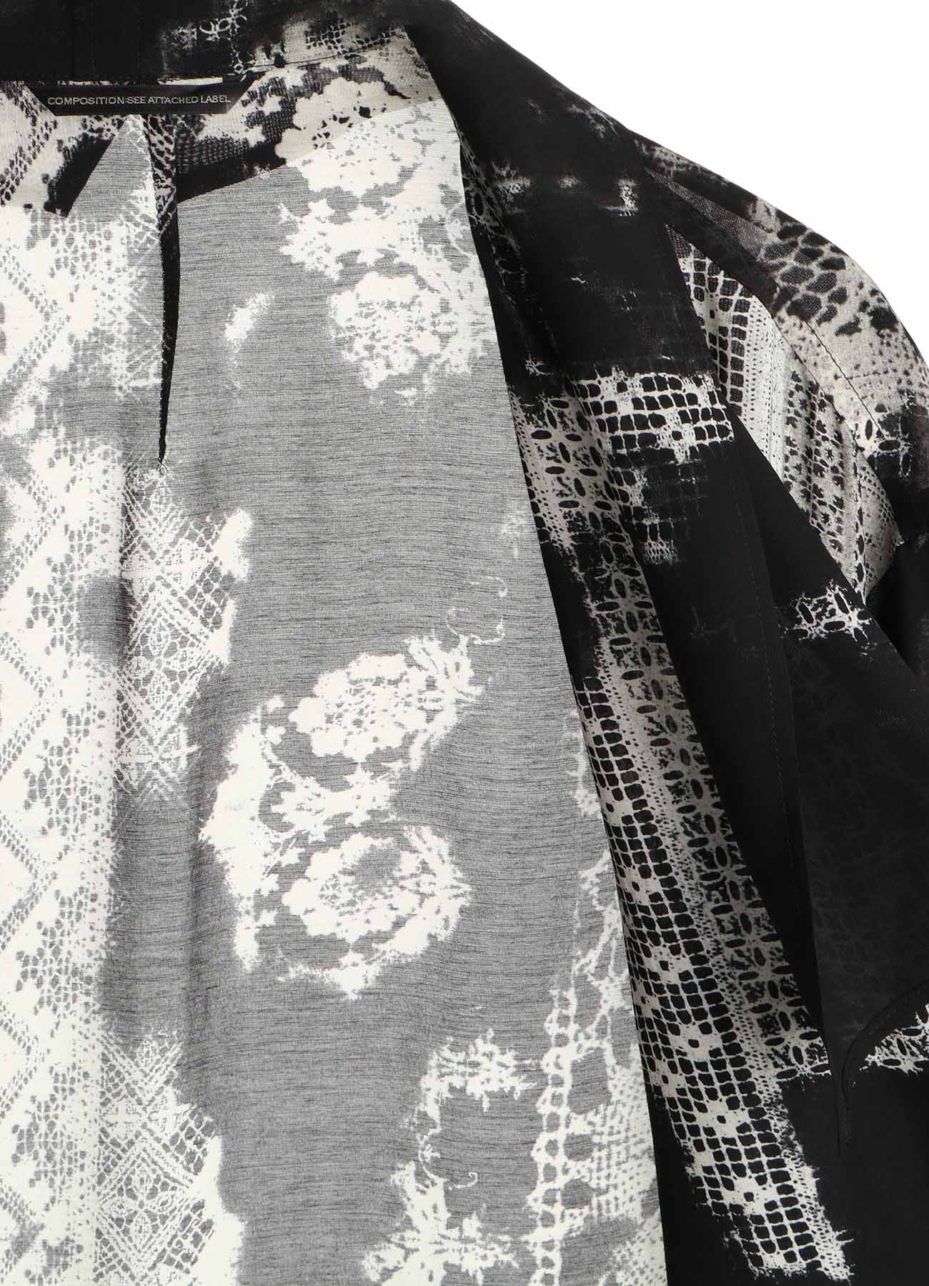 CUPRO/RAYON BIG COLLAR COAT