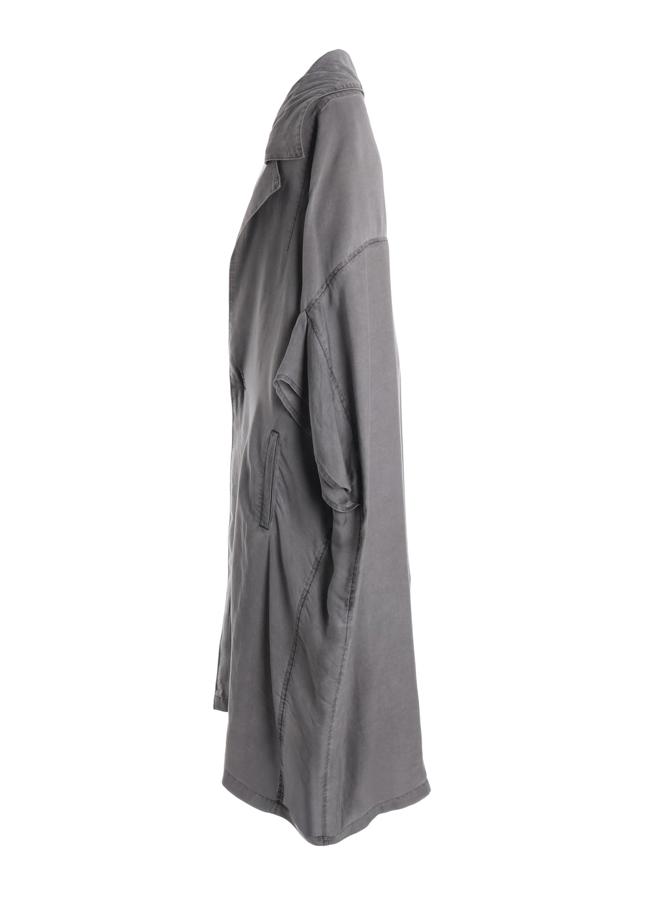 CUPRO/COTTON LAWN GARMENT DYED COAT