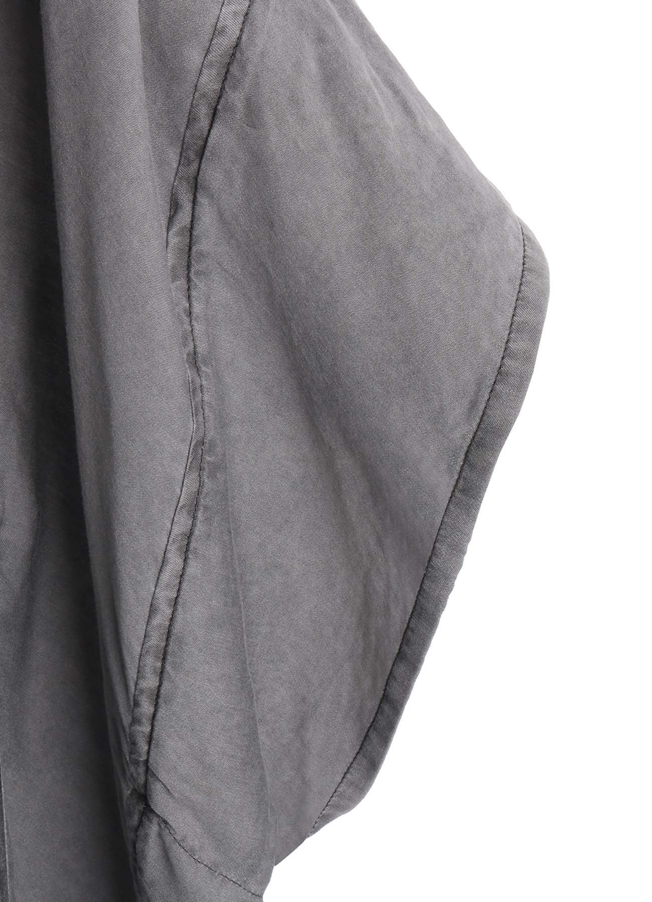 CUPRO/COTTON LAWN GARMENT DYED COAT