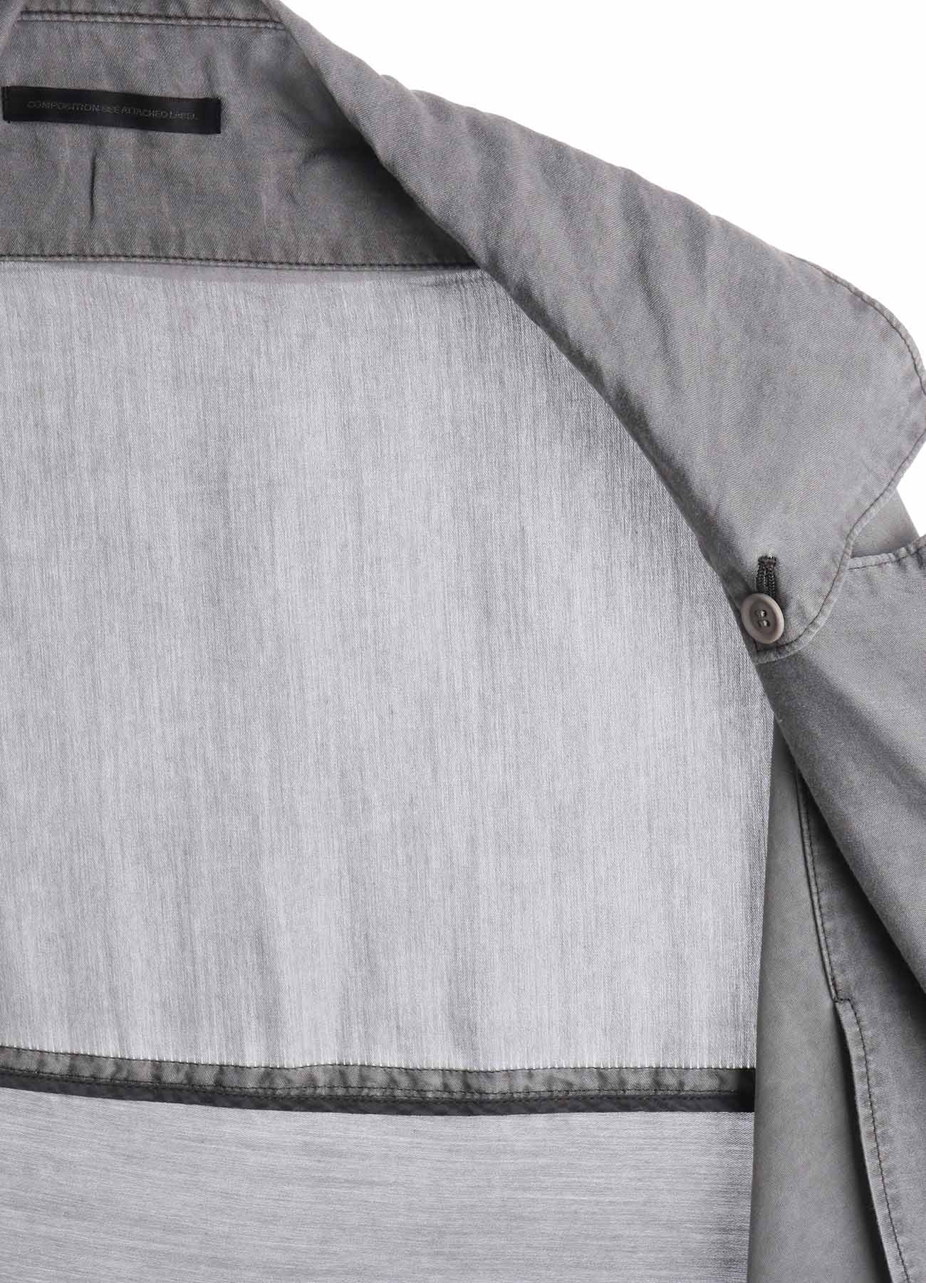 CUPRO/COTTON LAWN GARMENT DYED COAT