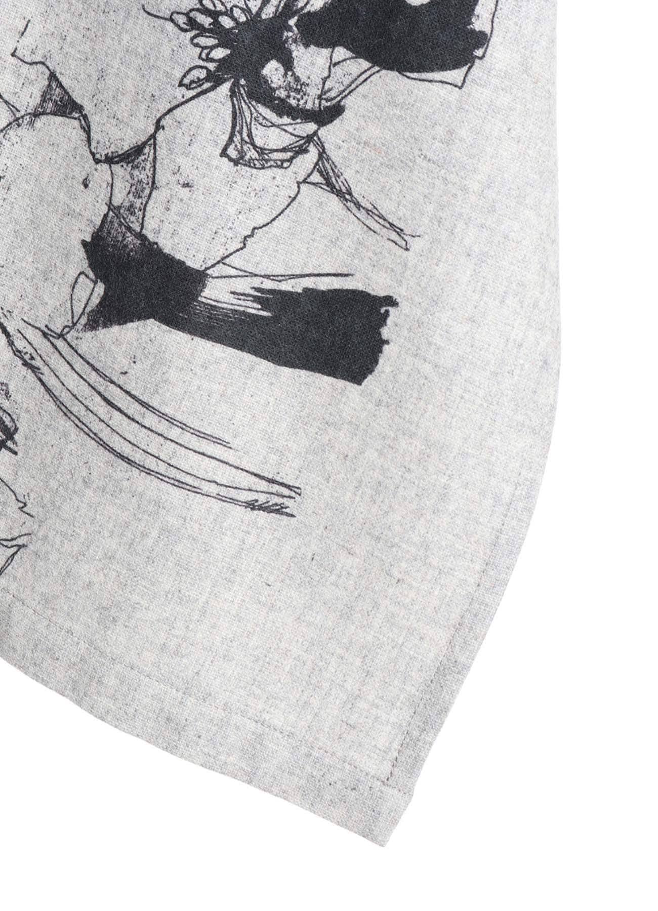 WOOL FLOWER PRINT DRESS