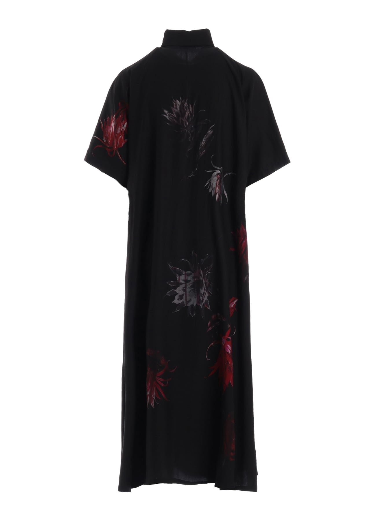 CUPRO DUNGAREE TWILL CACTUS FLOWER DRESS