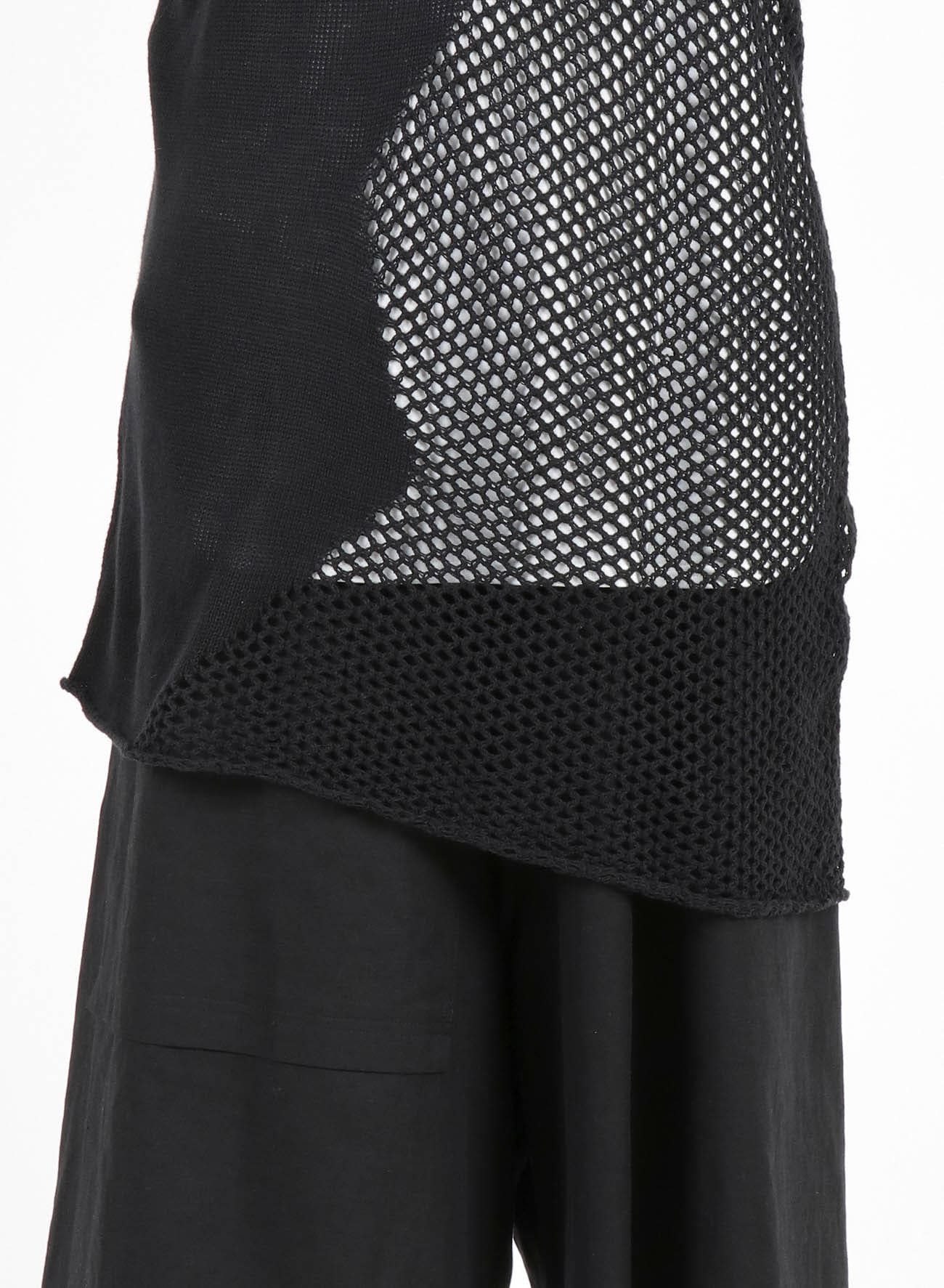 PLAIN STITCH x LACE LONG KNIT